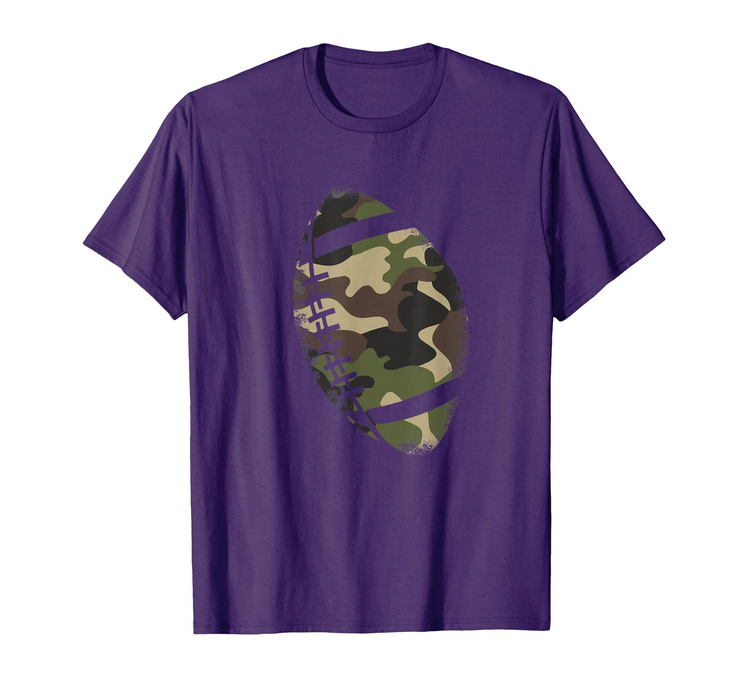 Football Camouflage Gift College Team Coach Camo T-Shirt