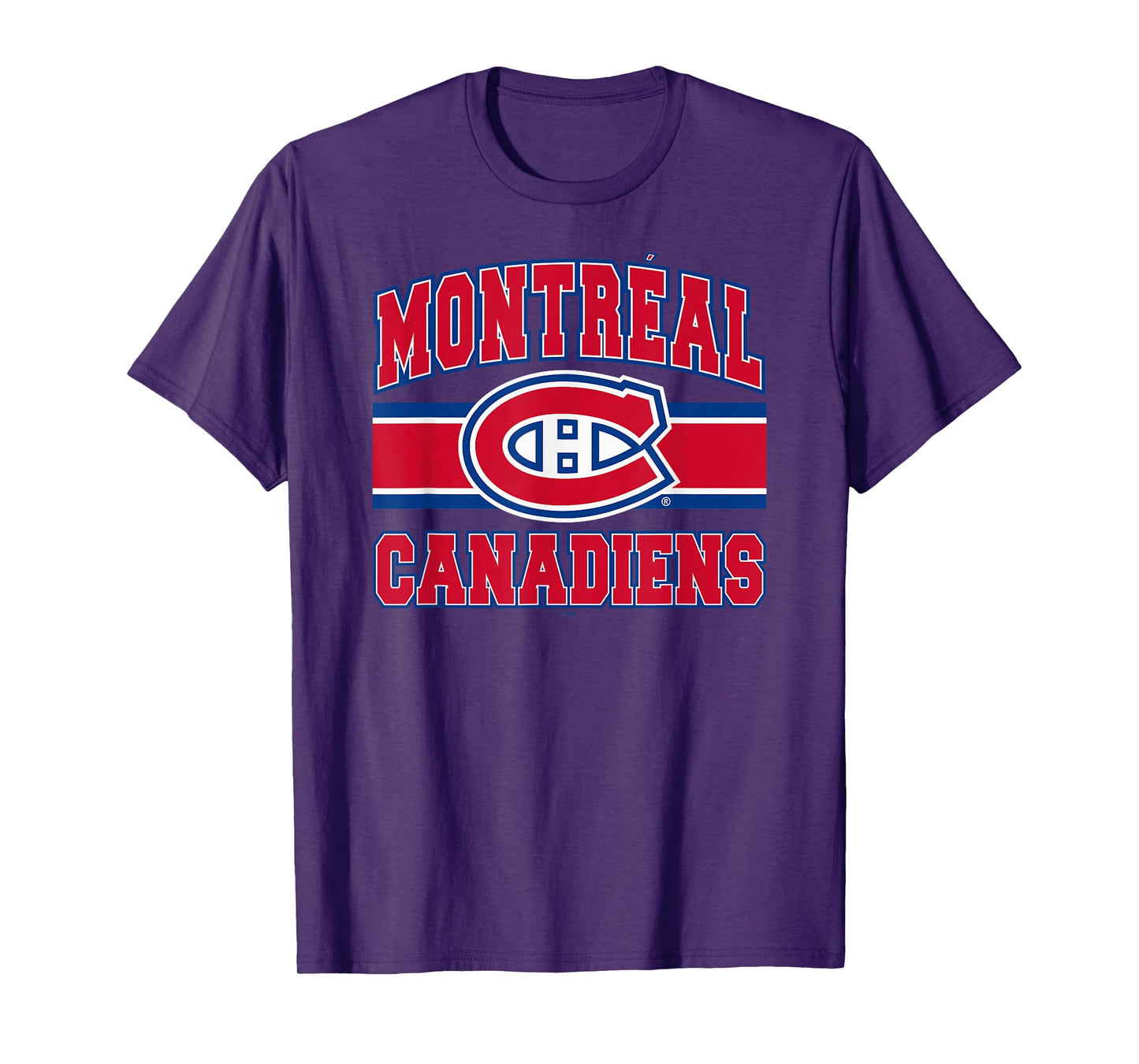 Montreal Canadiens Stripe Black Officially Licensed T-Shirt