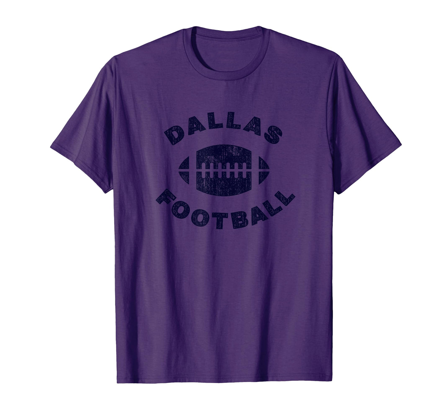 Dallas Vintage Distressed Football Sports Design T-Shirt