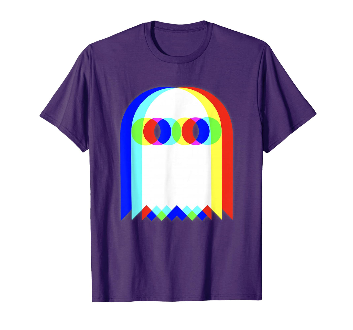 Threadrock Vaporwave Psychedelic Ghost Retro Halloween Techno EDM Unisex Adults Kids T-Shirt