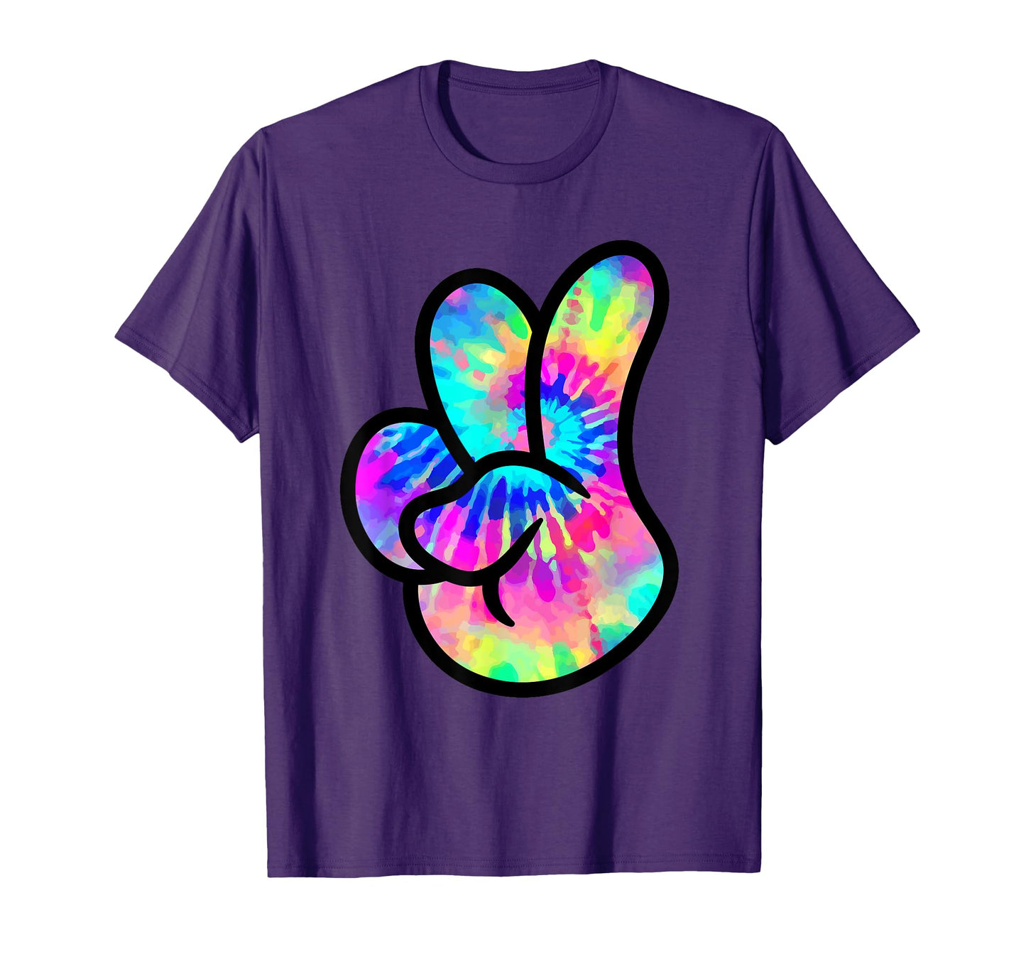 Cool Peace Hand Sign Tie Dye Kindness For Boys And Girls T-Shirt