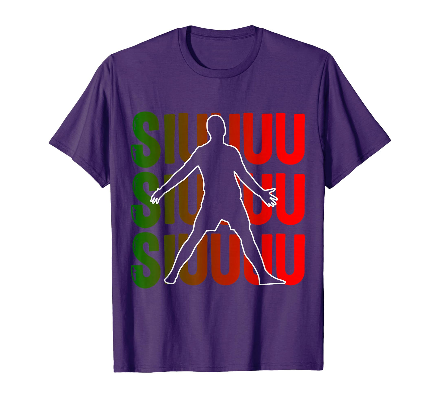 Siuuu Funny Soccer Football Boys Men Women Soccer Player T-Shirt
