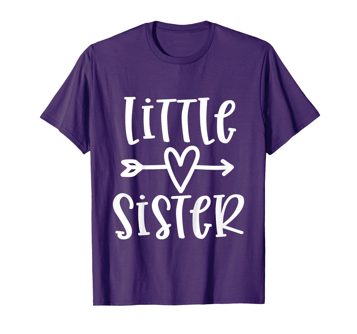 Little Sister for Girls Sibling Toddler Lil Sis Baby Cute T-Shirt