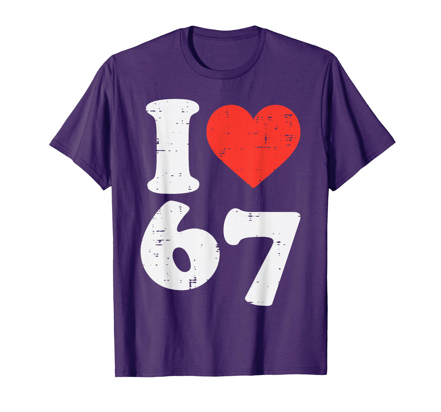 I Love 67 Funny 6 7 Costume Meme Six Seven Kids Youth Boys T-Shirt