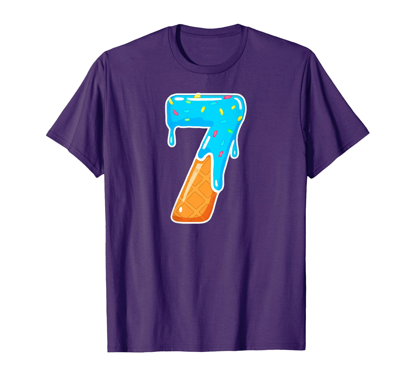 67 Ice Cream Drip Meme 6 7 Hallowee Costume Couple (On Back) T-Shirt