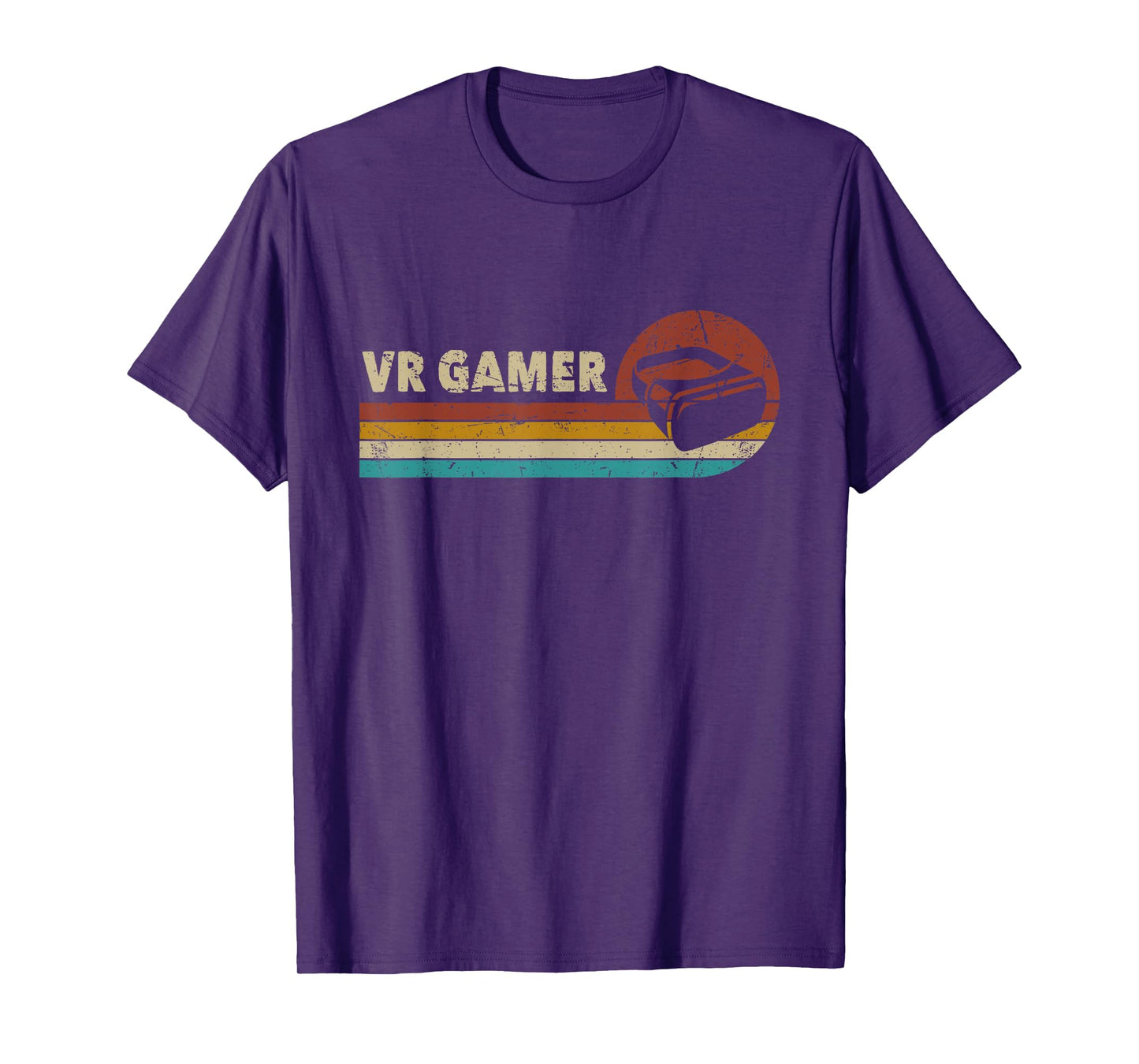 VR Gamer Vintage Video Games For Boys Men Funny Retro Gaming T-Shirt