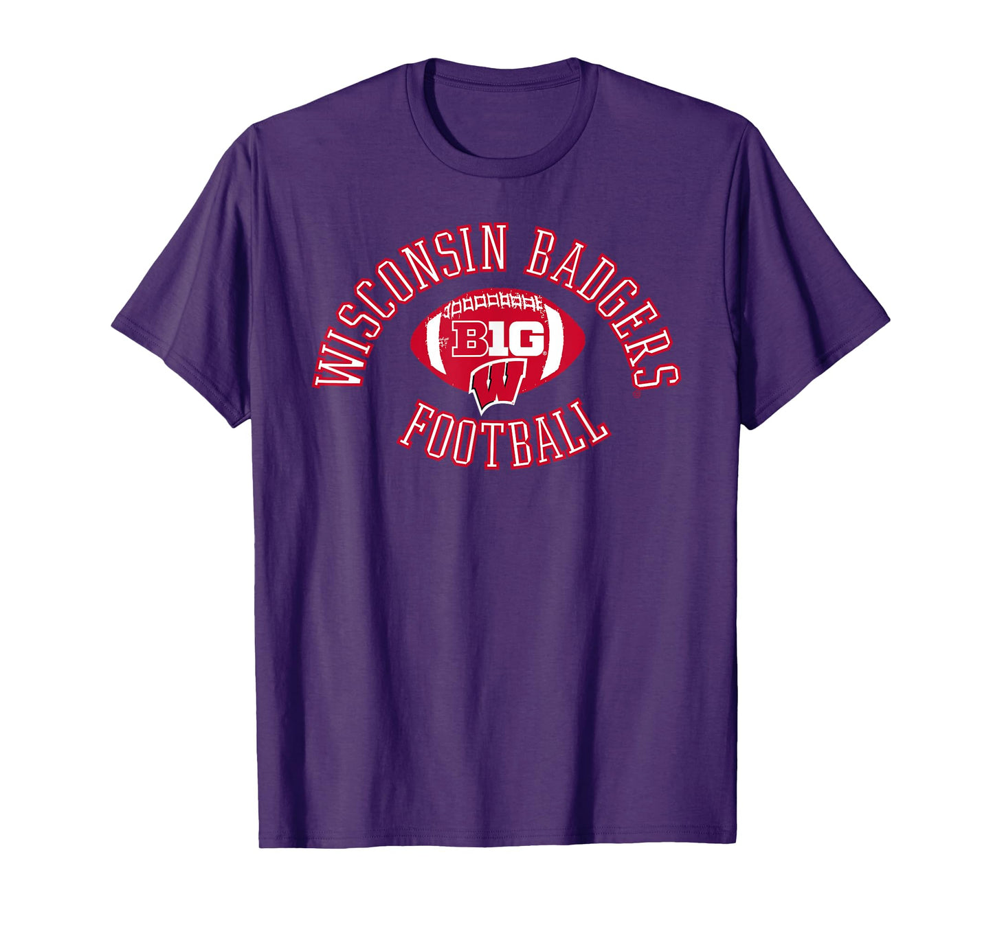 Wisconsin Badgers Big 10 Football Huddle Officially Licensed T-Shirt