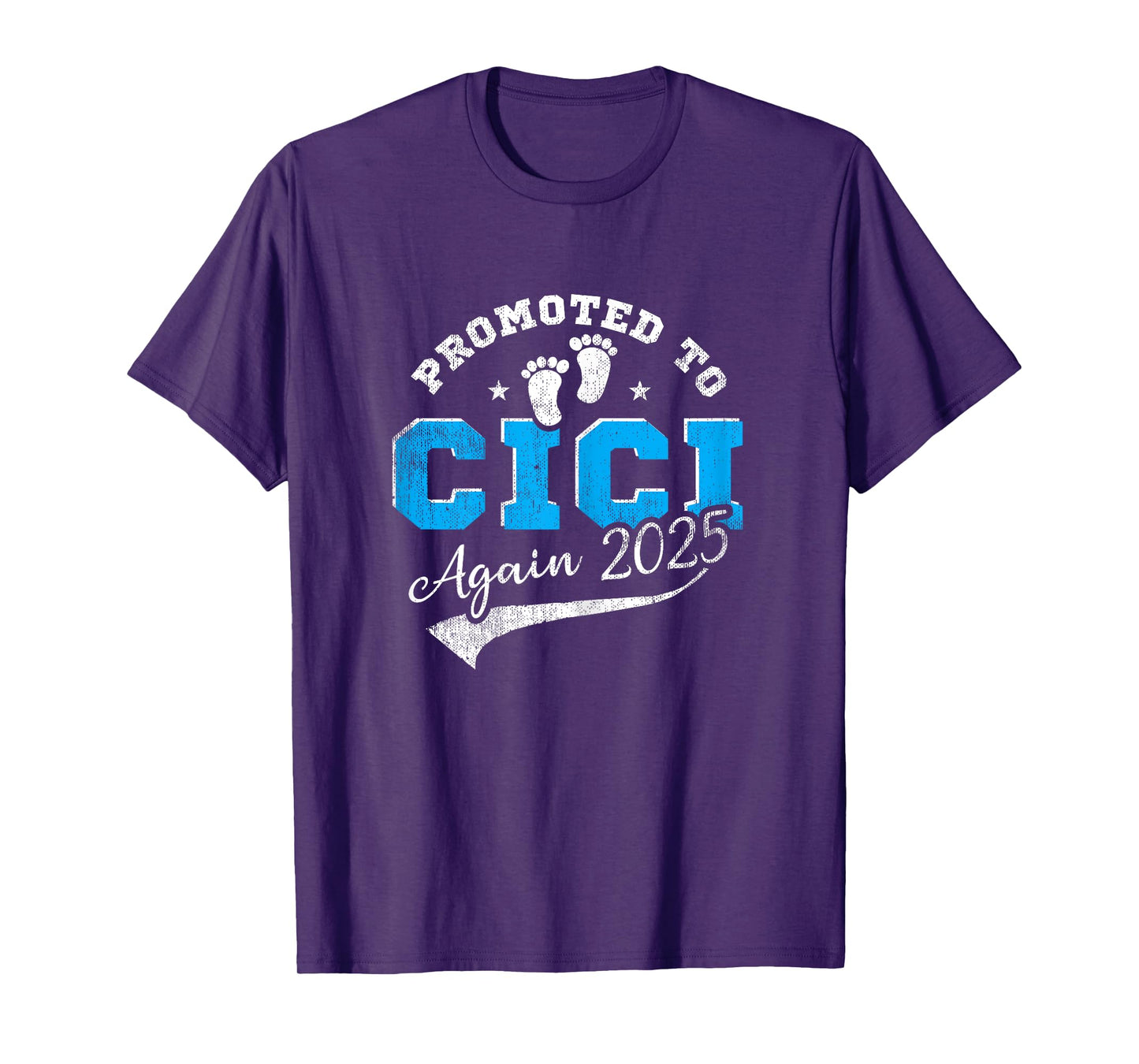 Promoted To Cici Again 2025 Grandma 2nd Time Announce T-Shirt
