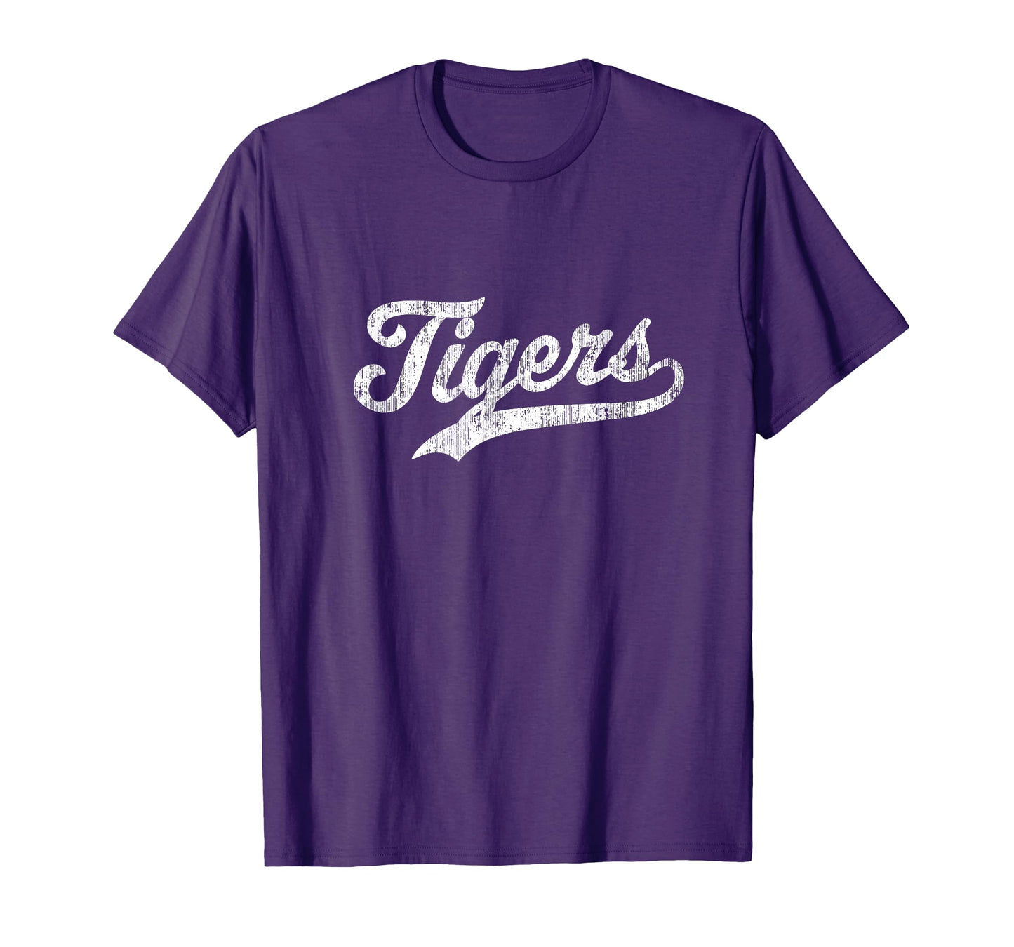 Tigers Mascot T Shirt Vintage Sports Name Tee Design T-Shirt