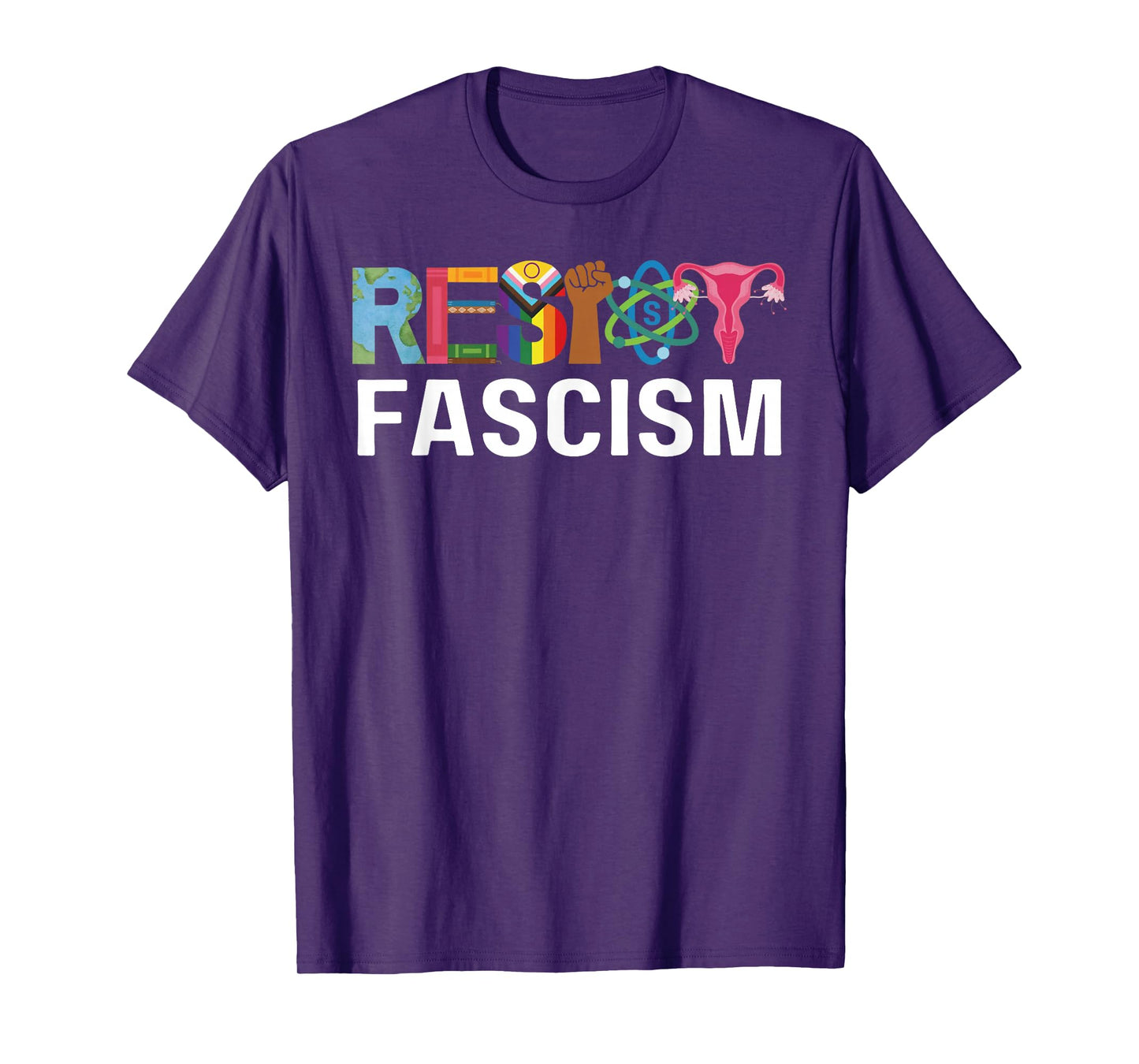 Resist Fascism Anti Racist Anti Trump T-Shirt