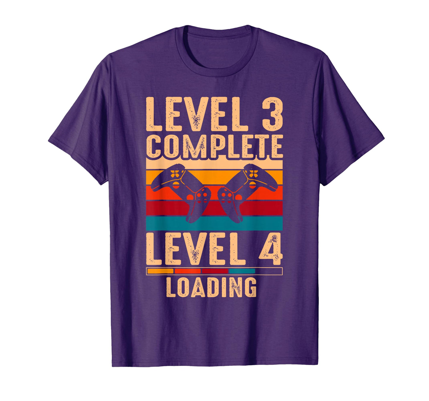 Level 3 Complete Gamer 3 Years Wedding Anniversary T-Shirt