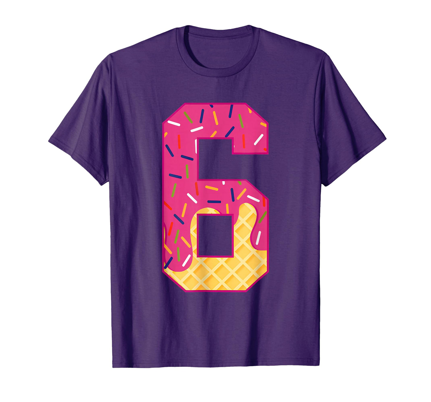 Number 6 Ice Cream Drip 67 Meme Couple Halloween Costume T-Shirt