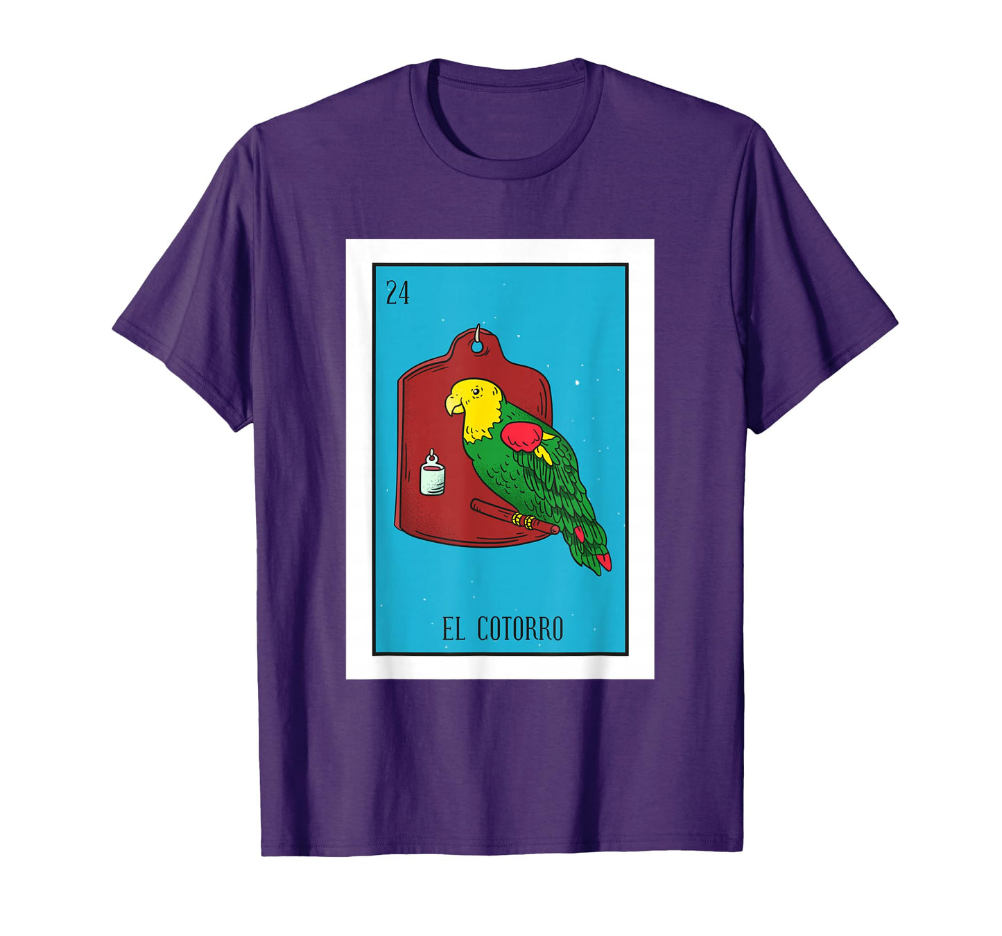 El Cotorro Lottery Card Gift The Parrot Card Mexican Lottery T-Shirt