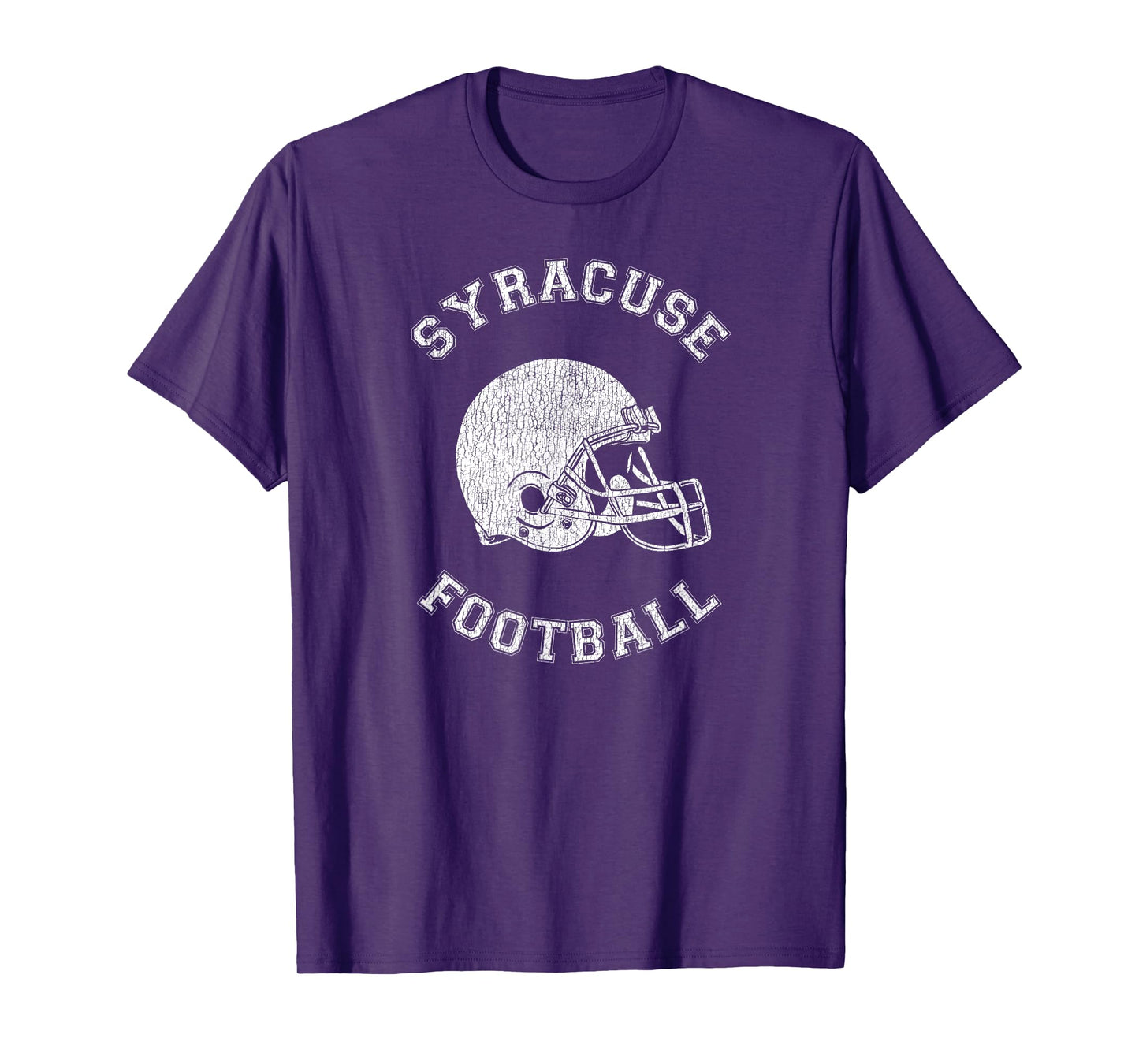 Syracuse Football Distressed 1980's Retro P.E.Dept Style T-Shirt