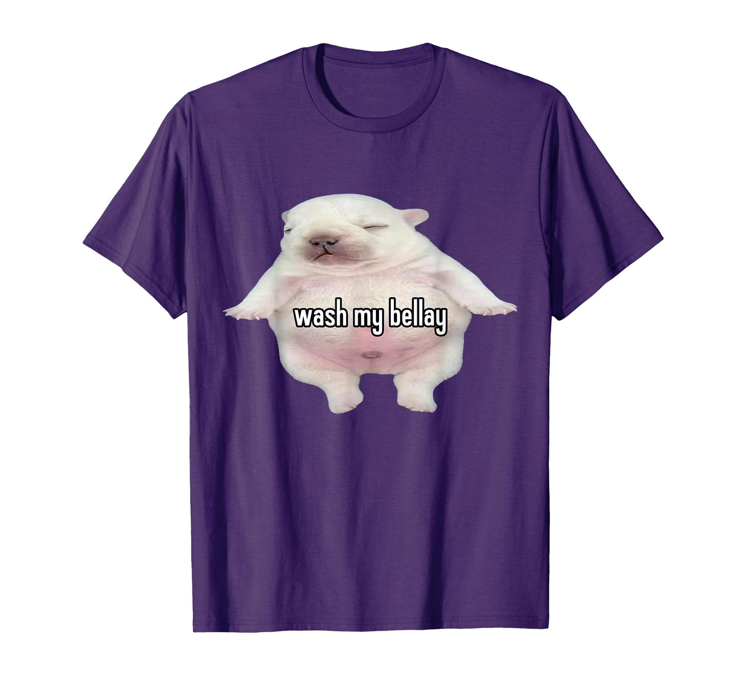 Pibble Meme Wash My Belly Funny T-Shirt