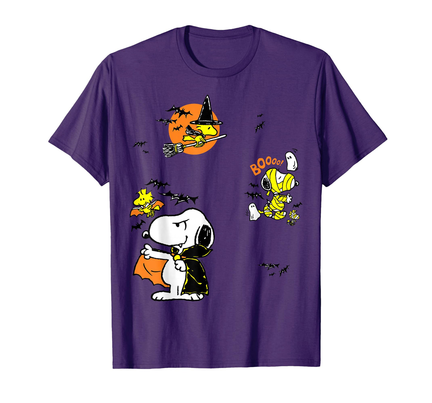 Snoopy and Woodstock Halloween Fun T-Shirt