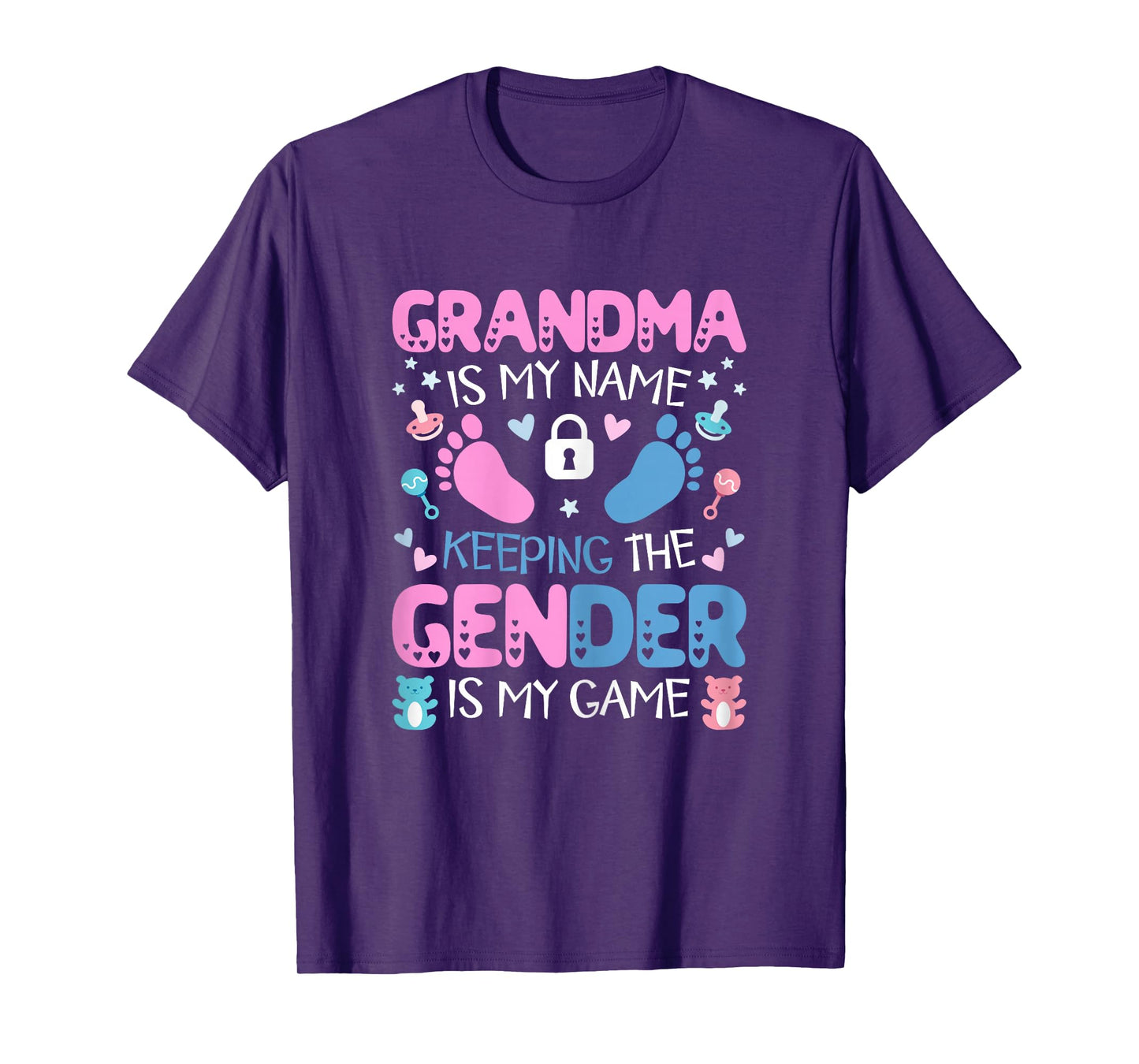 Grandma Gender Keeper Of The Gender Reveal Outfit Grandma T-Shirt
