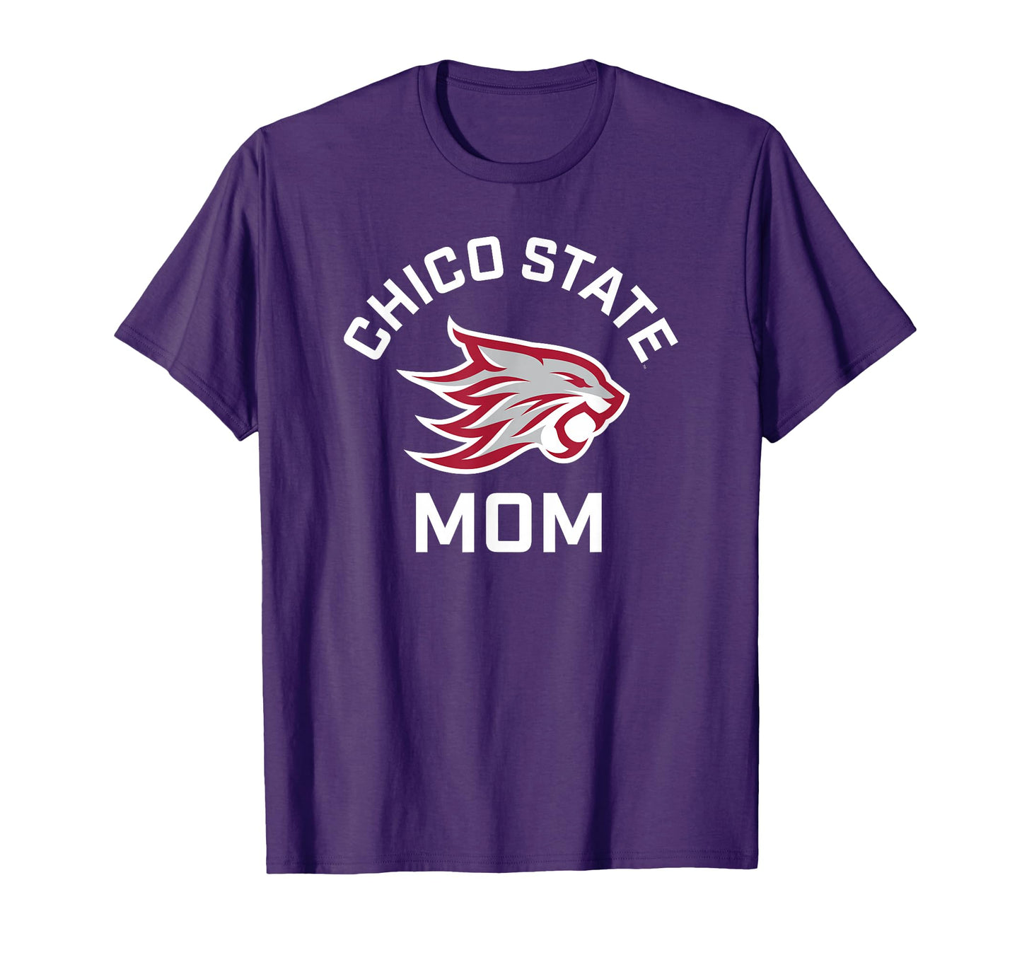 Chico State Wildcats Arched Mom T-Shirt
