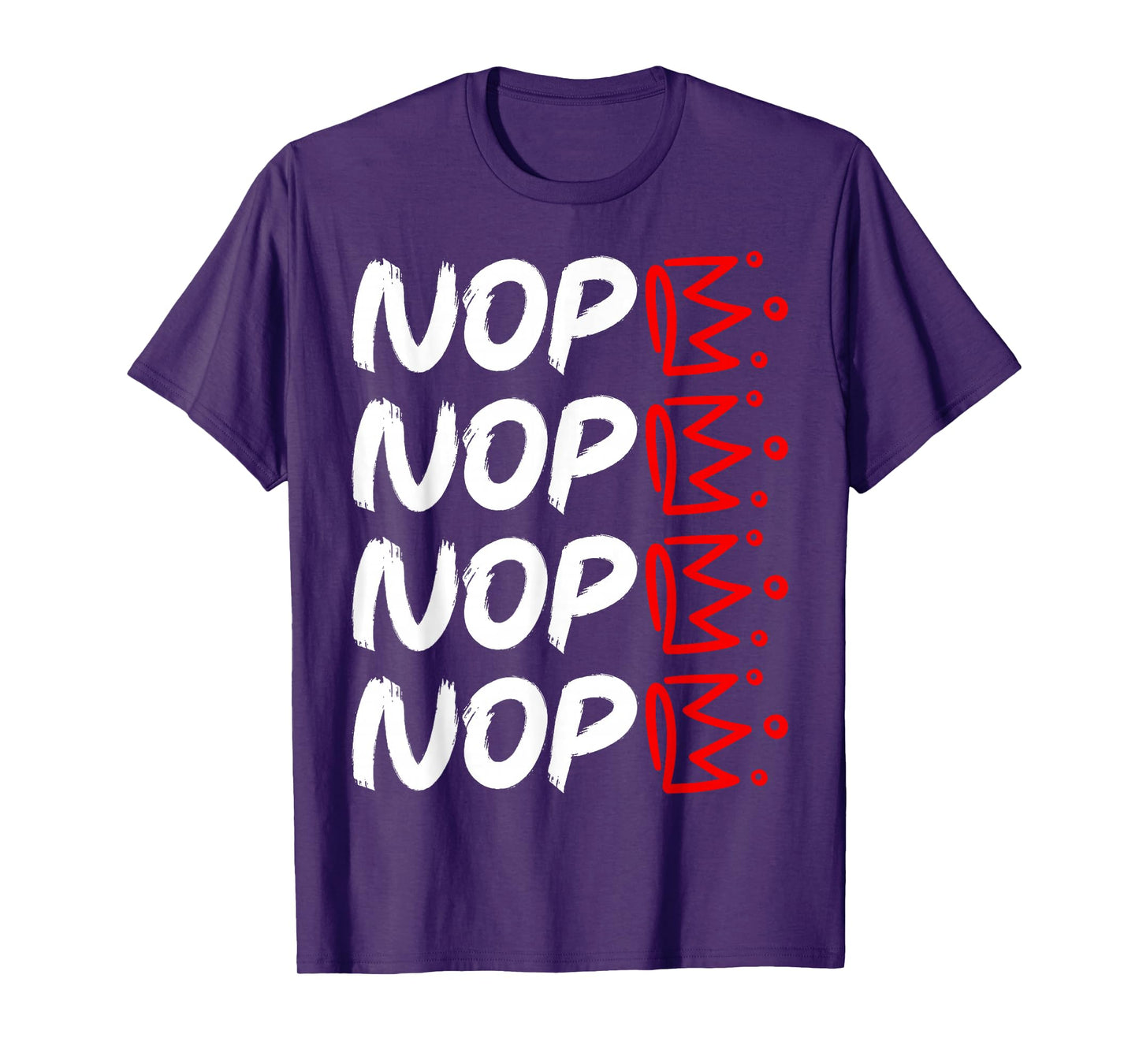 No Kings in America Protest Sign Nope Patriotic Freedom T-Shirt