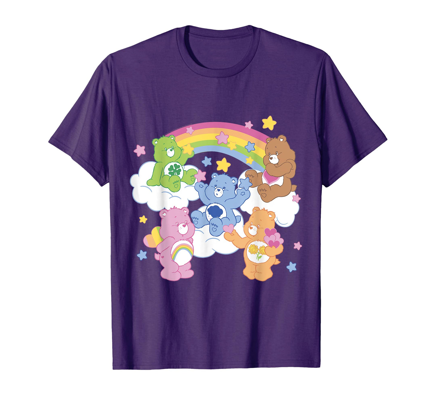 Care Bears Rainbow Cloud Group T-Shirt
