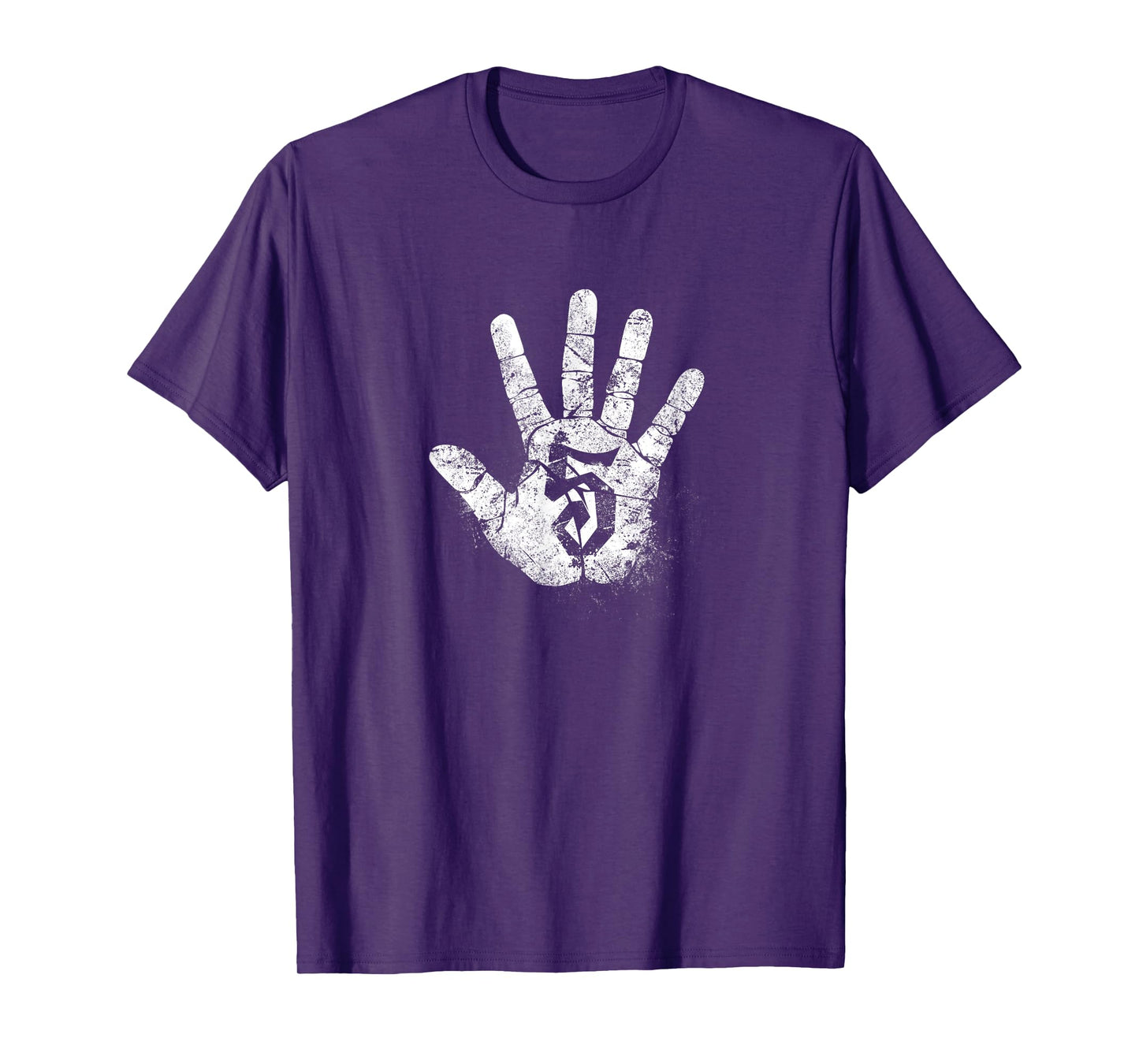 Number 5 Hi Five Hand Sign Hello Greeting Play Games Academy T-Shirt