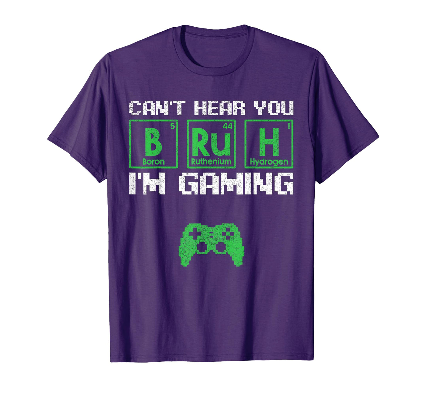 Can't Hear You Bruh I'm Gaming Video Gamer Teen Boys Gaming T-Shirt