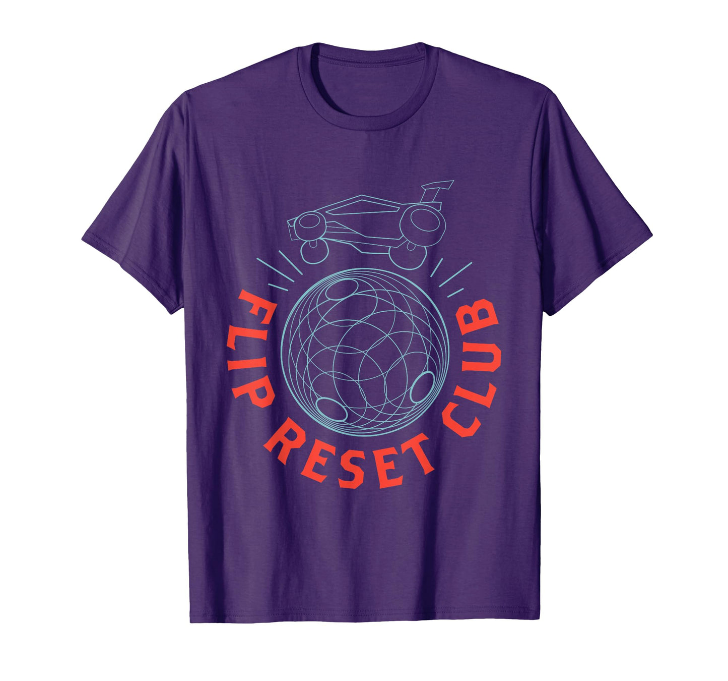 Simple Rocket Soccer League, Flip Reset Club, Clean Design T-Shirt