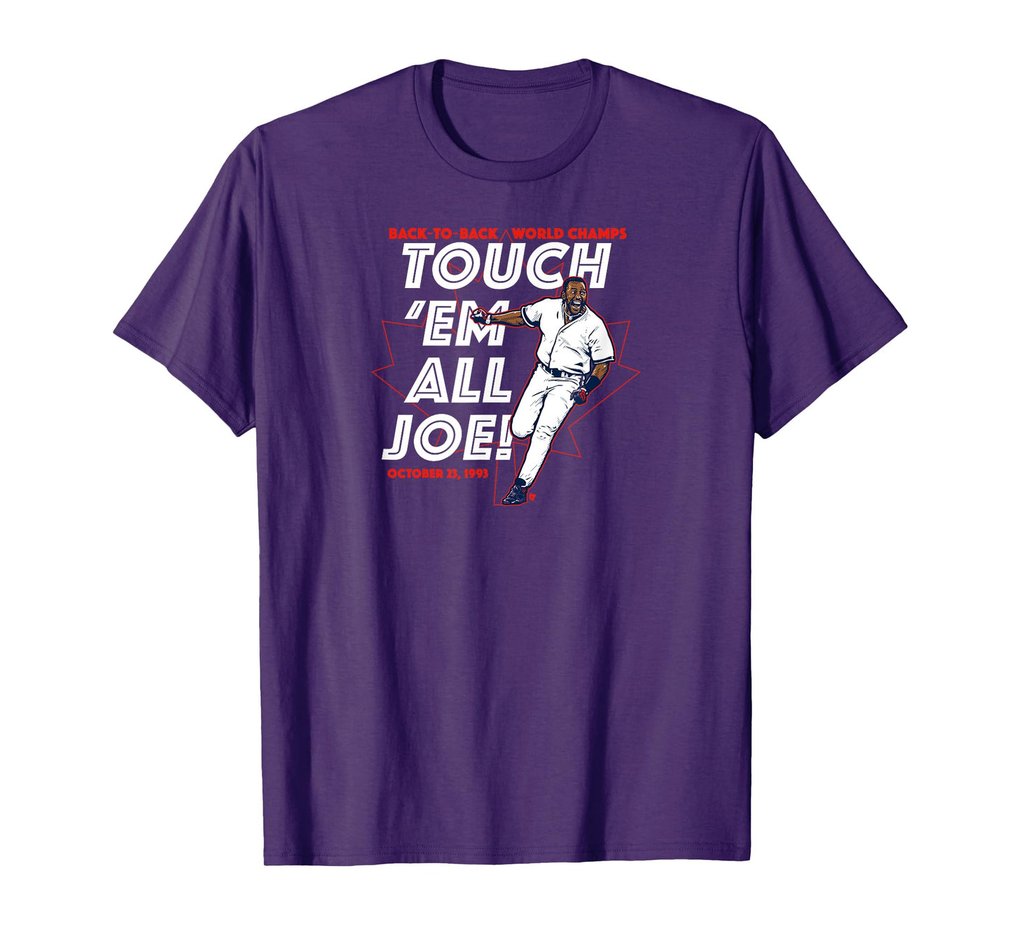 Joe Carter: Touch 'Em All - Toronto Baseball T-Shirt
