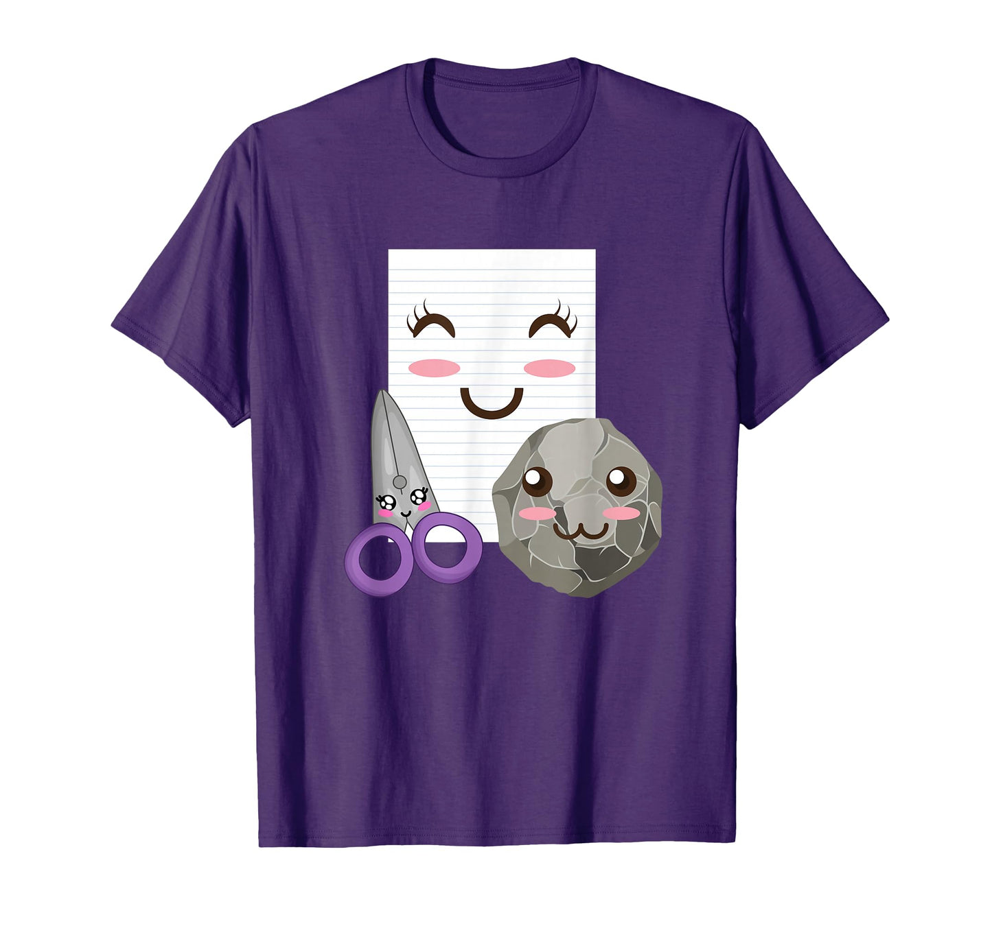 Rock Paper Scissors Shirt Funny Group Halloween Costumes T-Shirt
