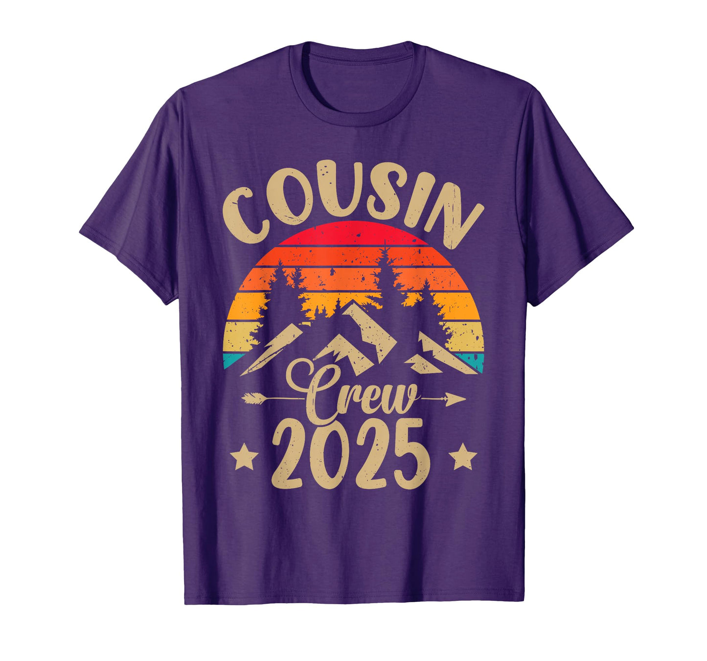 Vacation Family Reunion Cousin Crew 2025 Matching T-Shirt