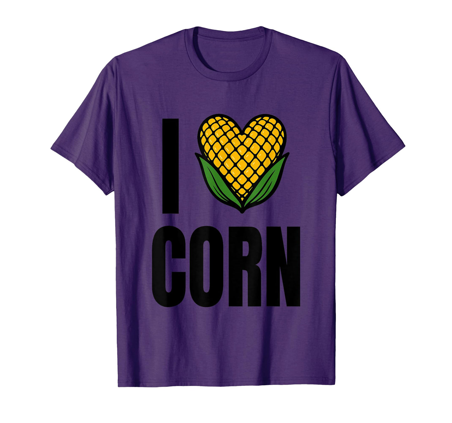I Love Corn Funny Corn Lover Sweet Corn T-Shirt