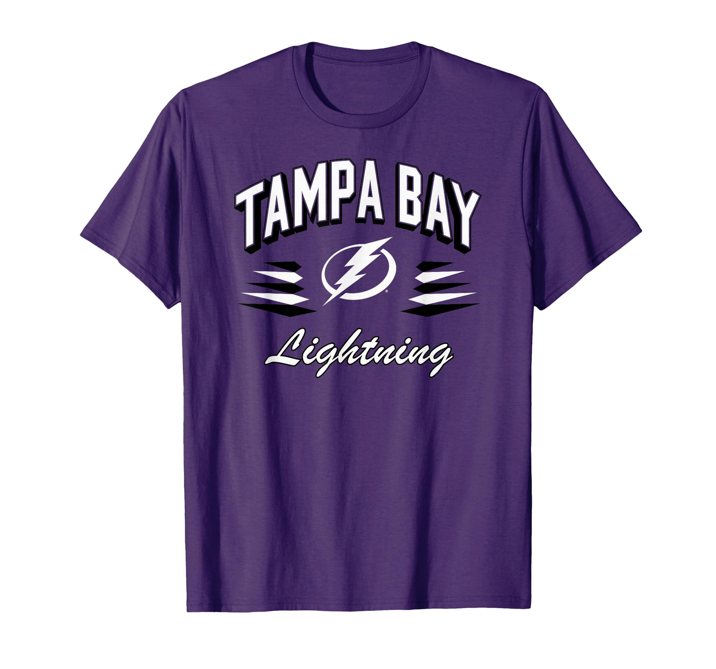 Tampa Bay Lightning Retro Diamond Blue Officially Licensed T-Shirt