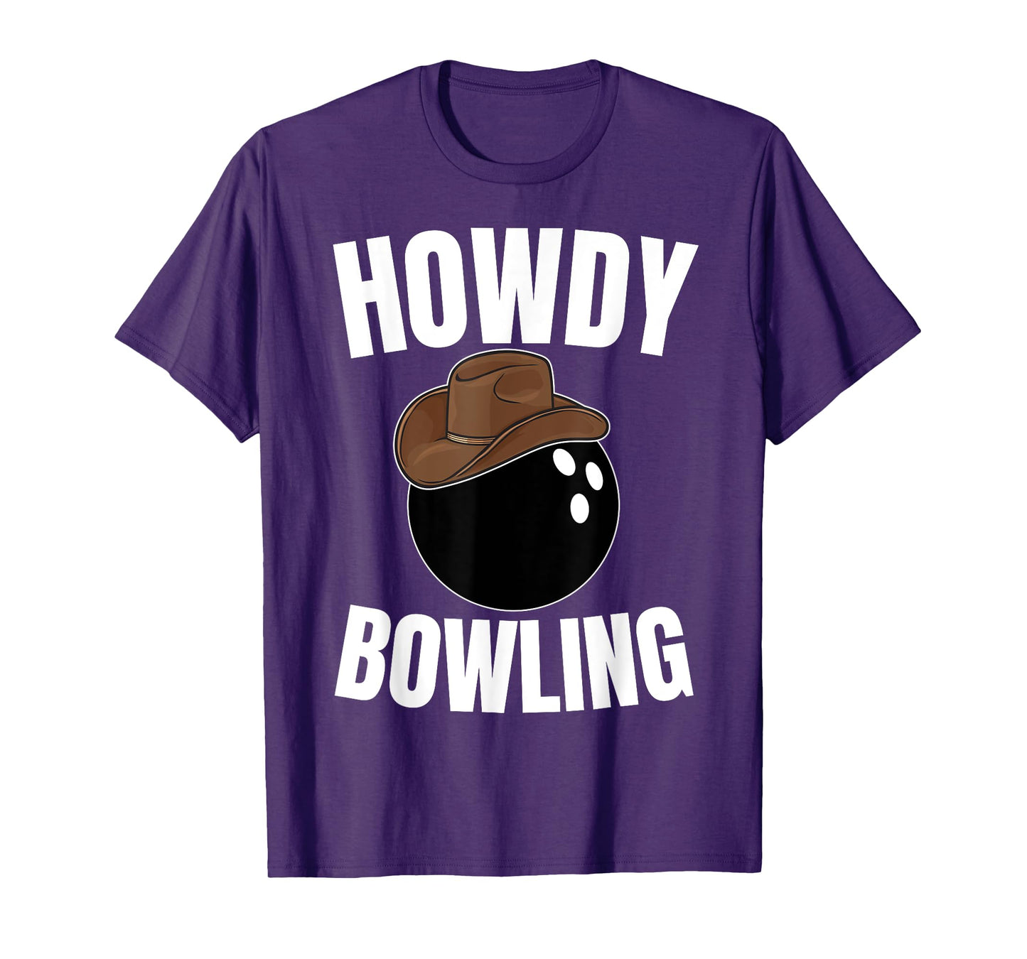 Howdy Bowling Cowboy Cowgirl Western Bowling Lover T-Shirt
