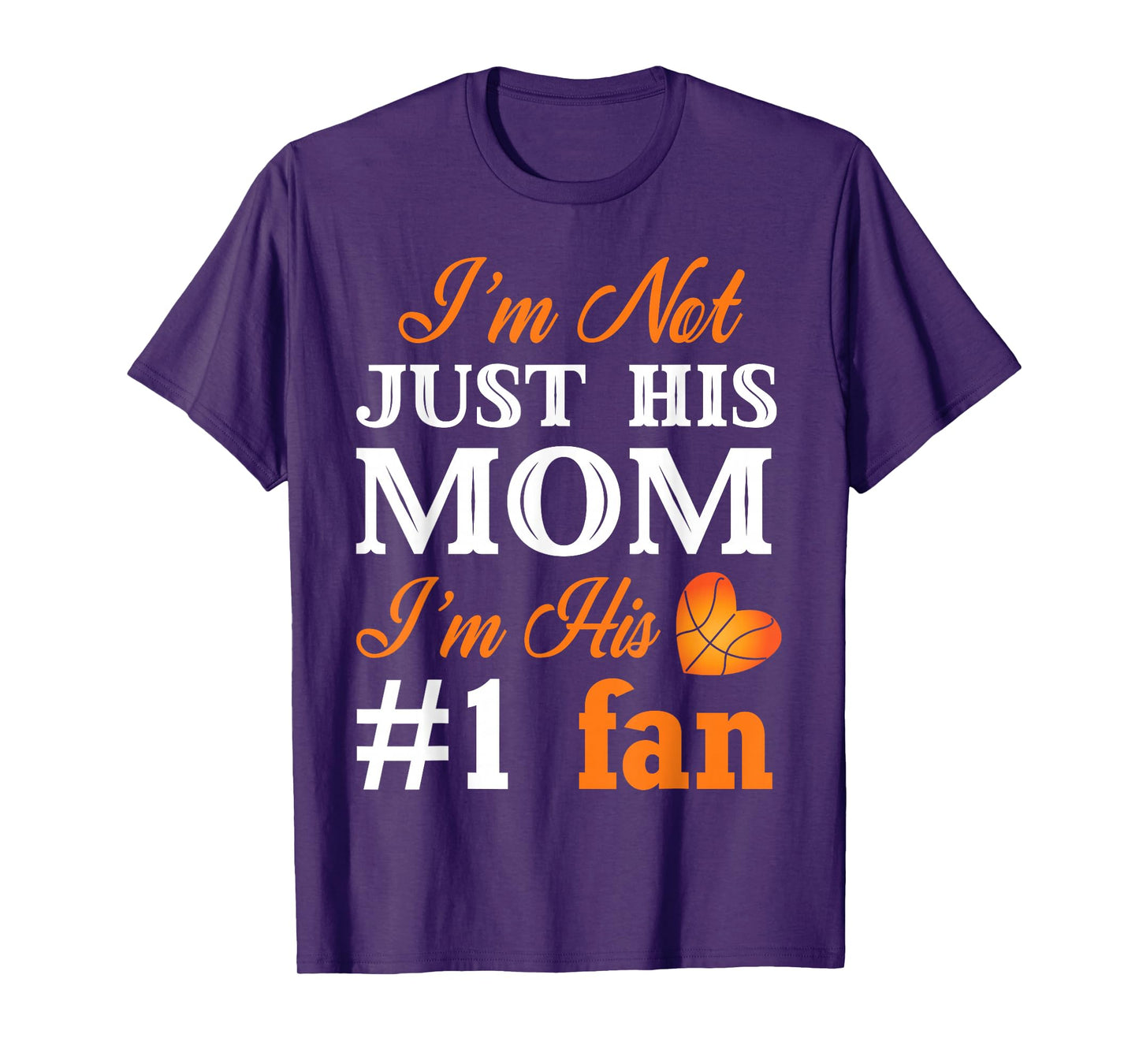 Basketball Fan Mom Quote Shirt Mothers Day Gift For Women T-Shirt
