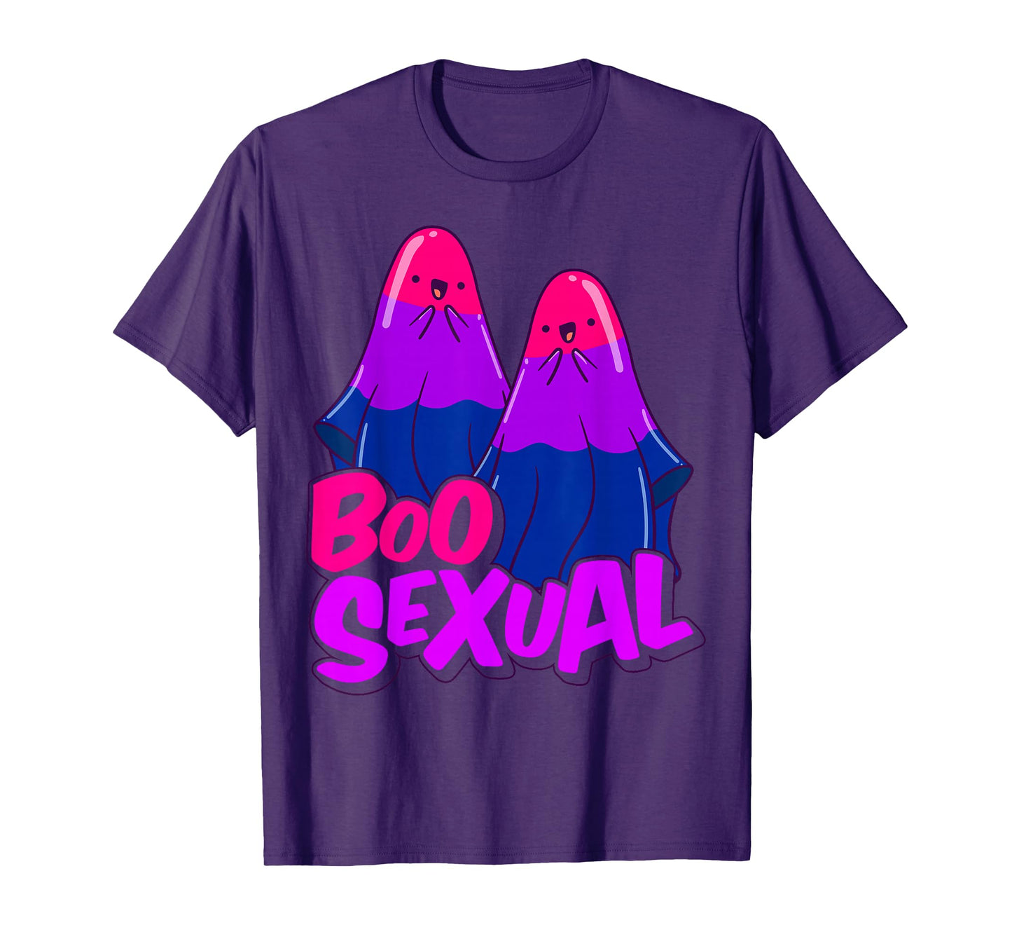 Boo Sexual Bisexual Ghost Pair Word Game for Halloween T-Shirt