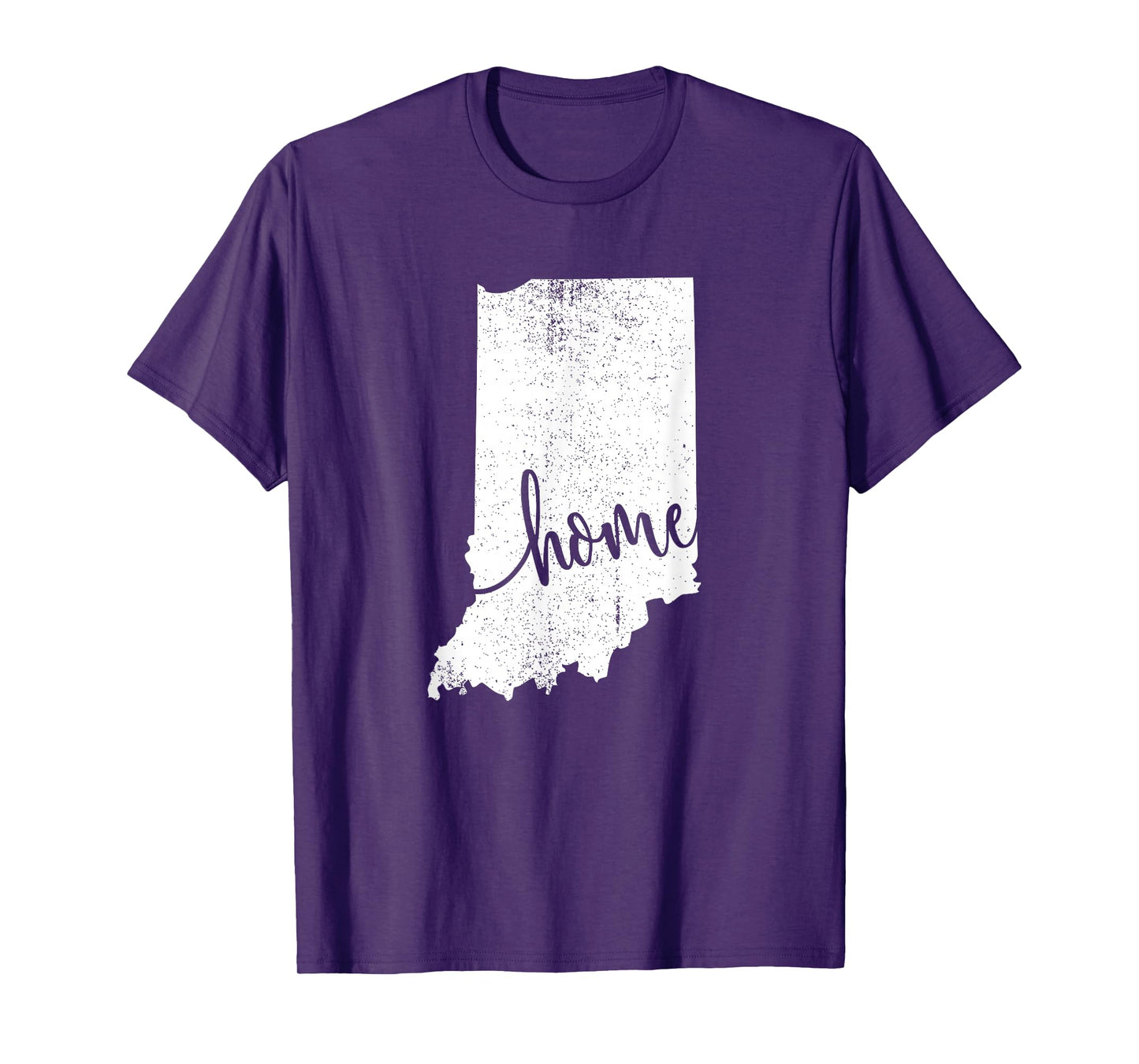 Indiana Home Love Vintage state map outline shirt T-Shirt