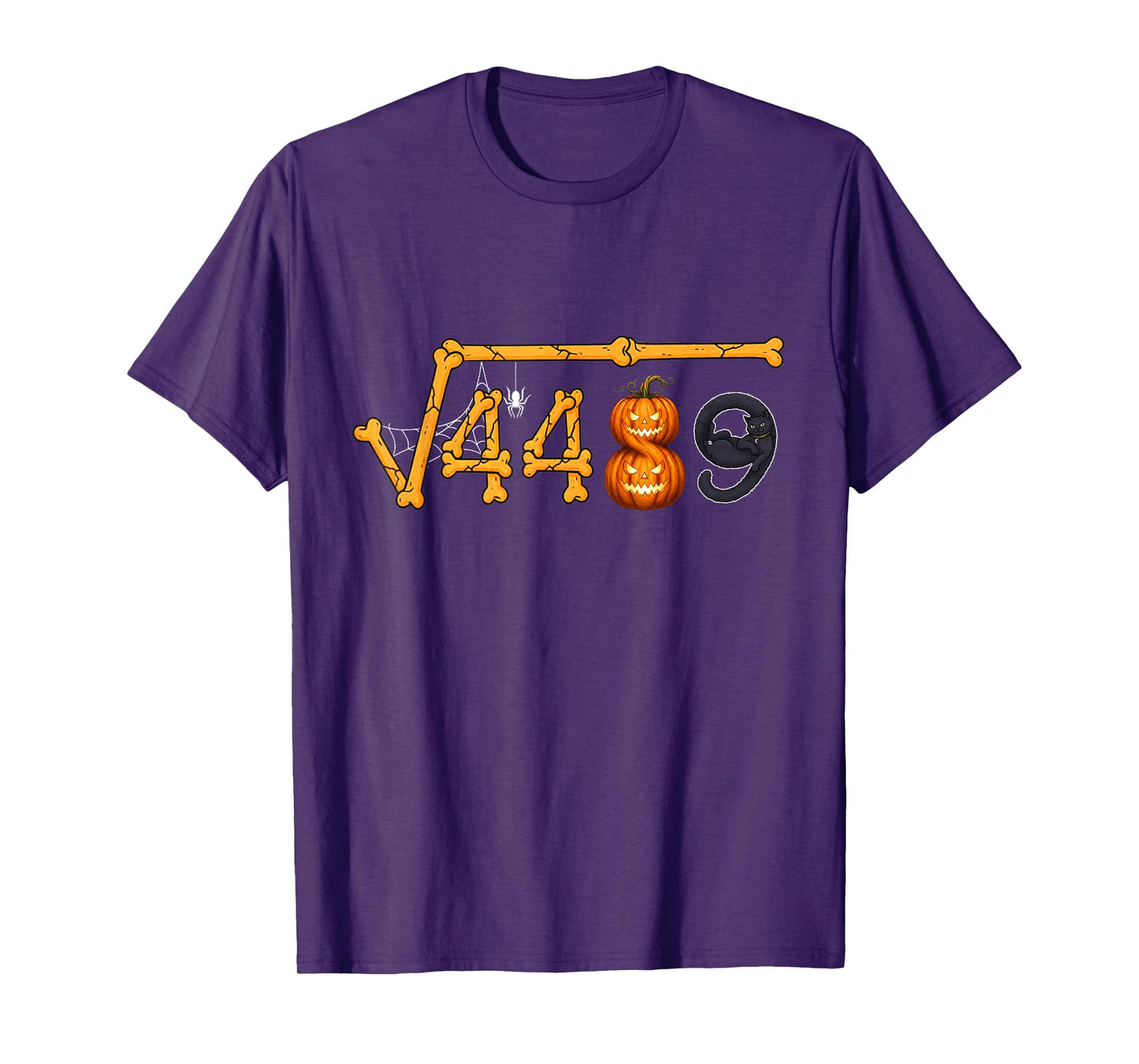 67 Six Seven Meme Square Root 4489 Math Teacher Halloween T-Shirt