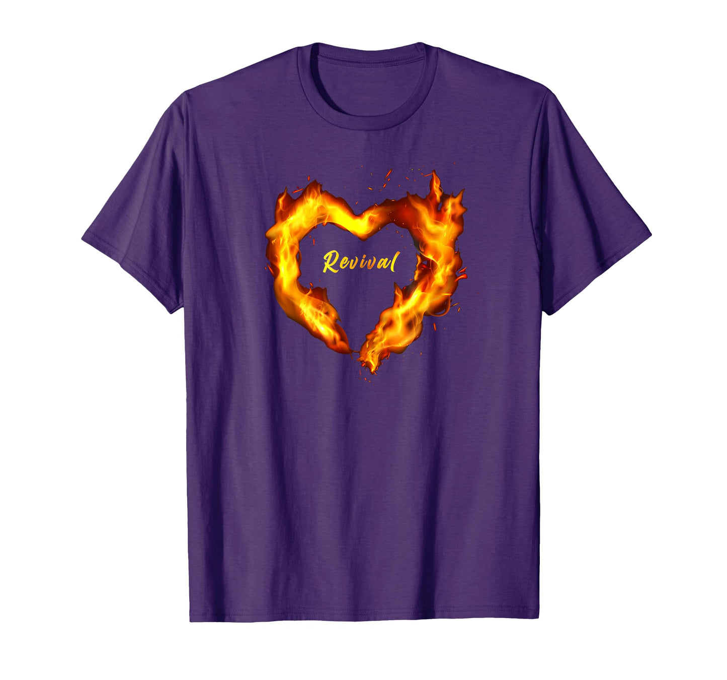 Christian Faith Revival Fire – Born-Again Believer Graphic T-Shirt