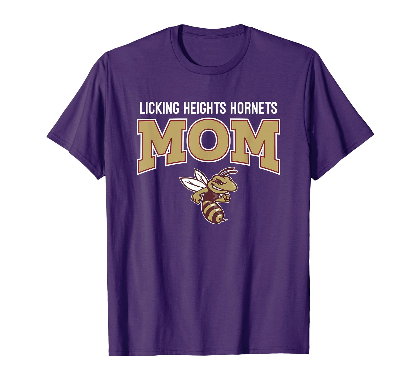 Licking Heights Hornets Logo Mom HS T-Shirt