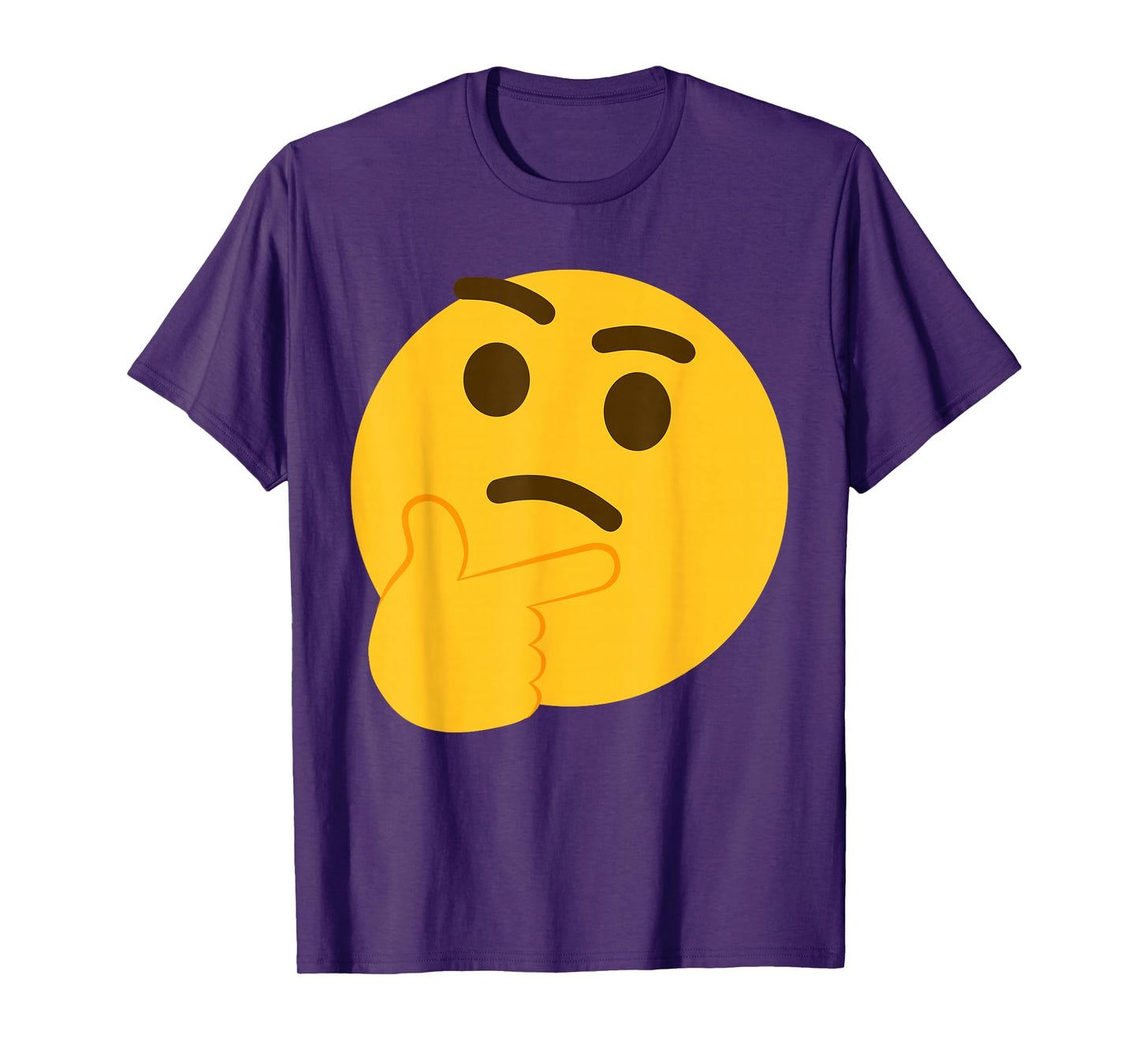 Funny Emoticon Thinking Face Thinker T-Shirt