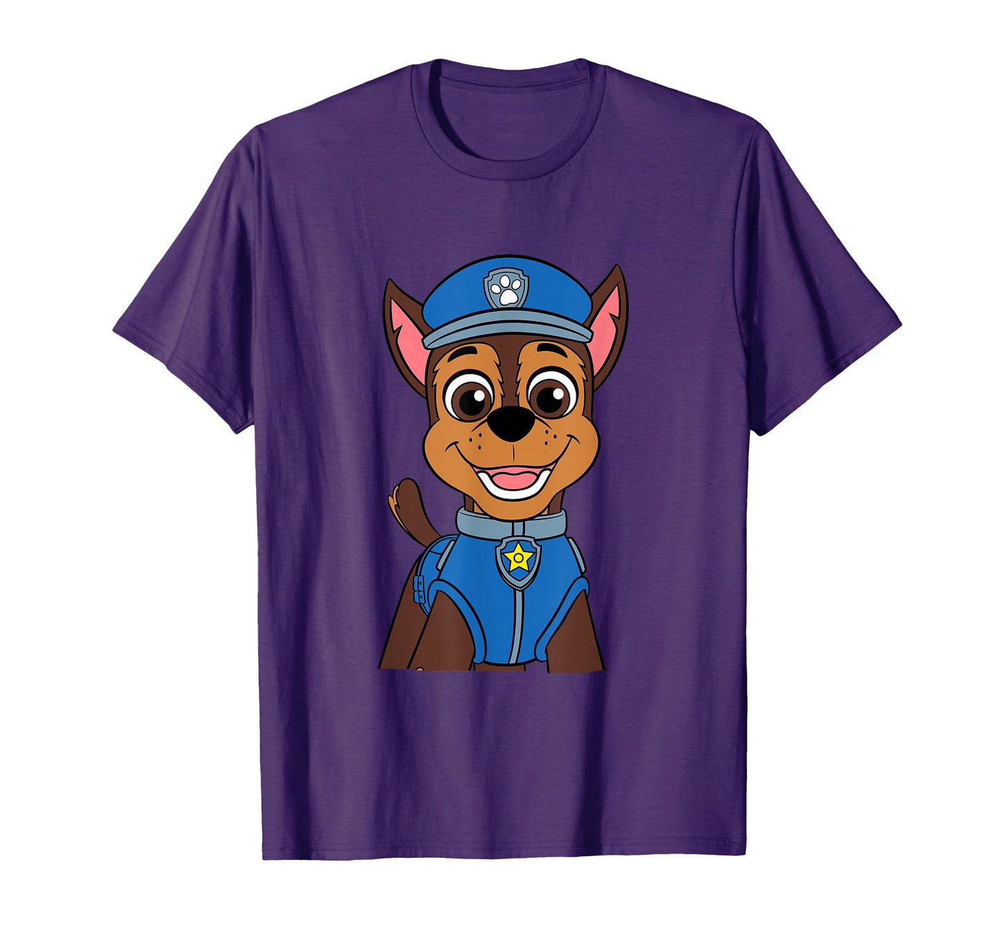 Paw Patrol Chase Happy Pup Portrait Classic Look T-Shirt