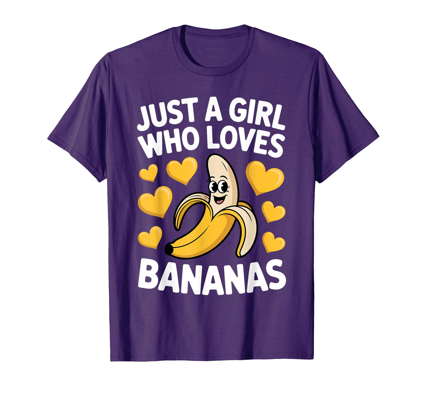 Funny Banana Design for Women Girls Banana Lovers Banana T-Shirt