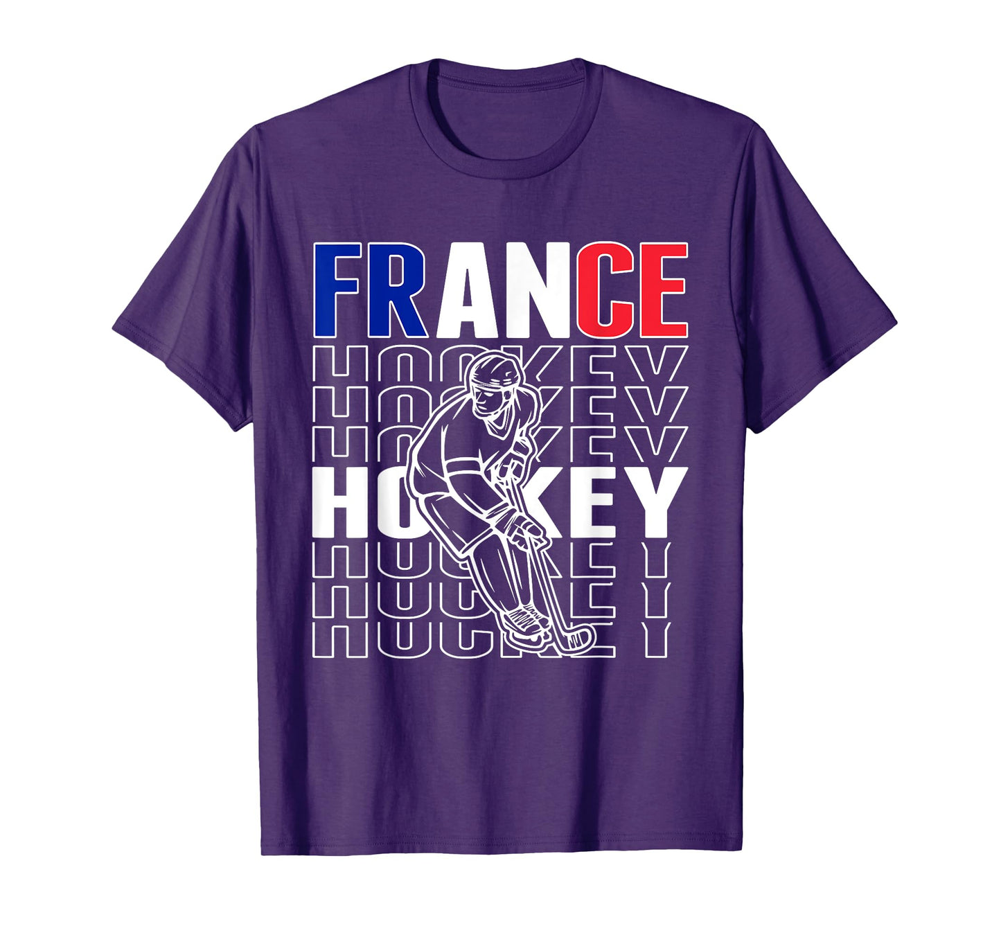 France Ice Hockey Fans Jersey Support French Hockey Team T-Shirt