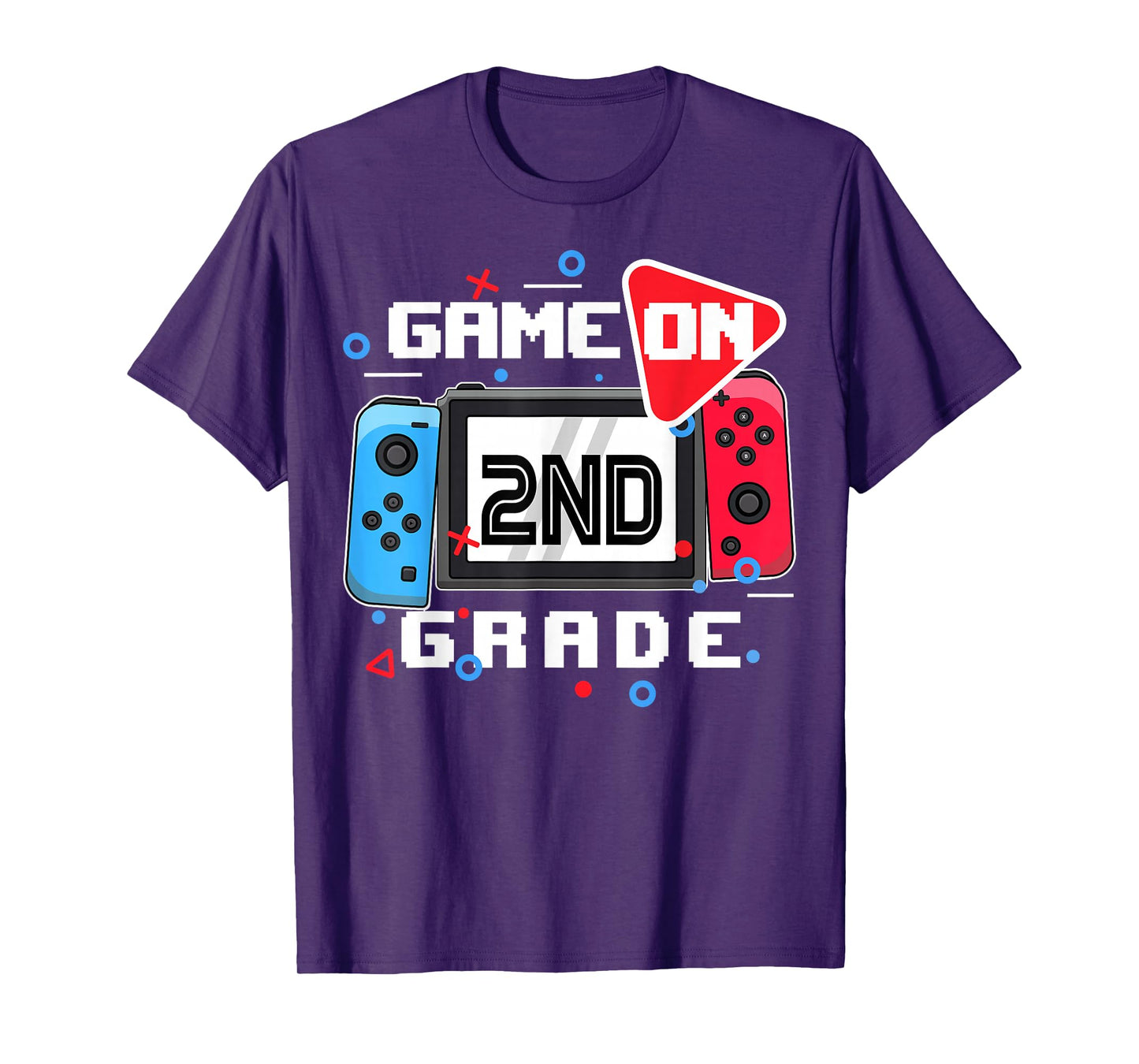 Game On 2nd Grade Back To School Video Gamer Boys Kids T-Shirt