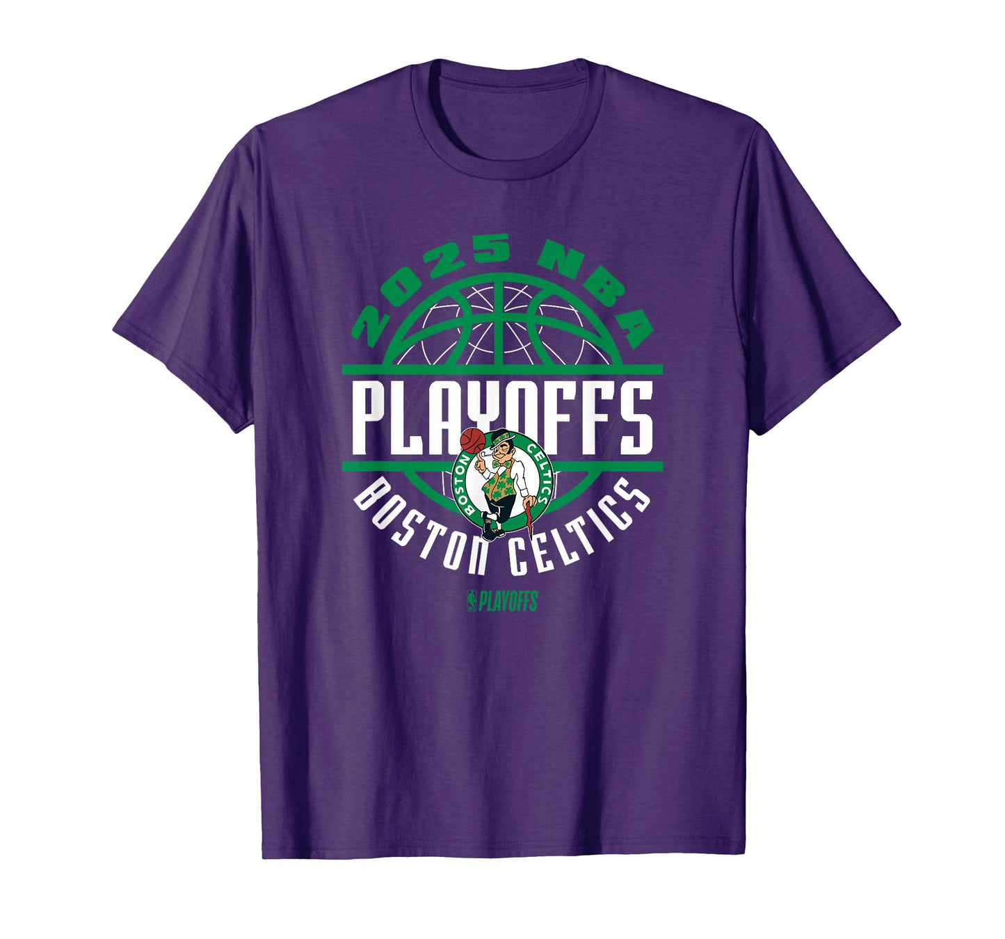 NBA Official Boston Celtics 2025 Playoffs Game Time T-Shirt
