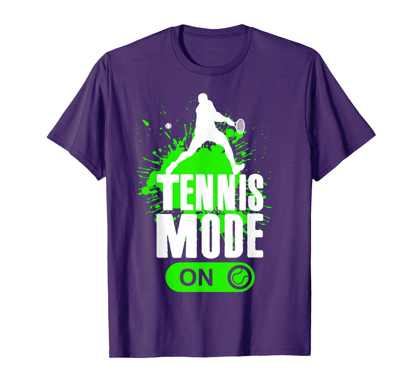 Tennis Mode On Cool Kids Youth Boys Tennis Player Gift T-Shirt