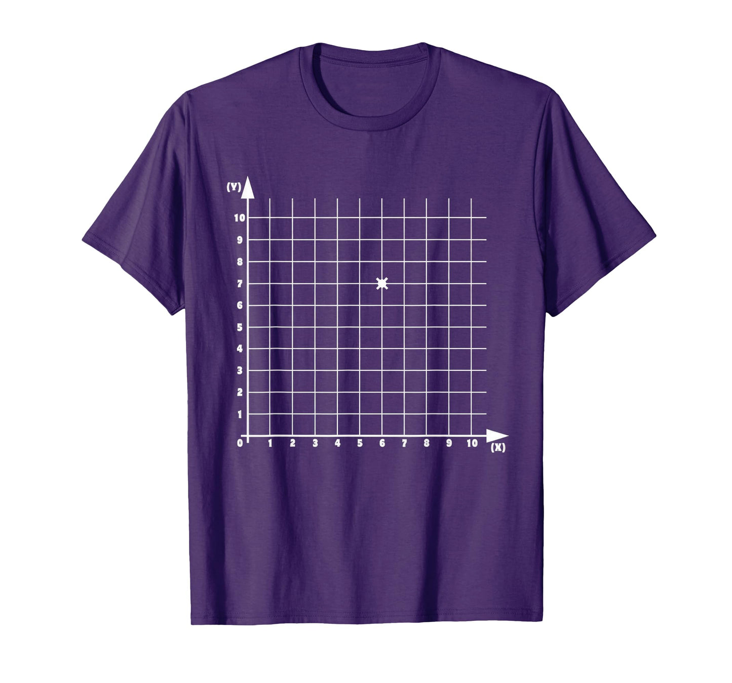 Coordinate (6,7) Funny Math Teacher 67 Math Lover Boys Kids T-Shirt
