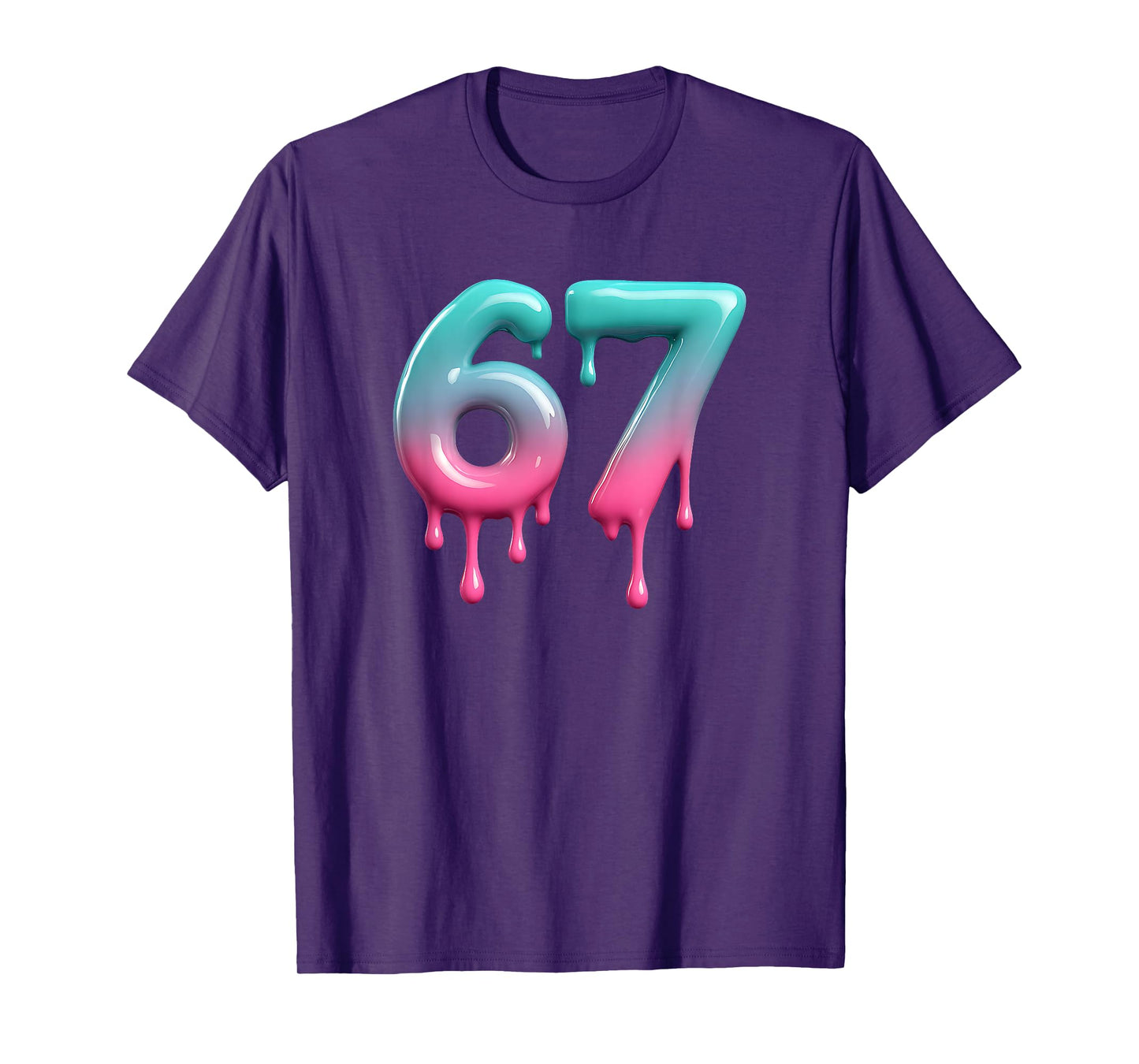 Six Seven 67 Meme for Gen Alpha Kids and Adults 6 7 T-Shirt