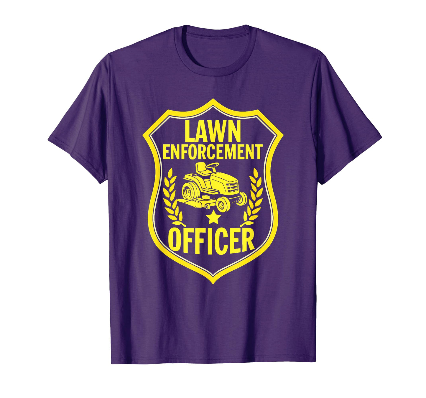 Lawn Enforcement Officer Funny Lawn T-Shirt