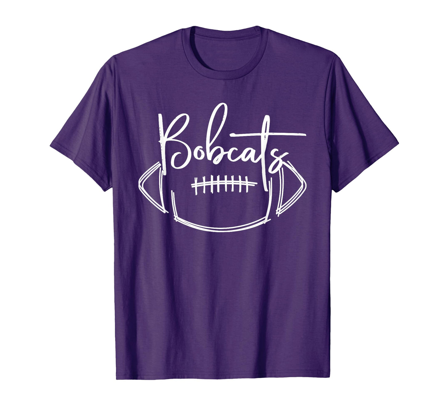Bobcats Football Bobcat Pride School Spirit Sports Football T-Shirt